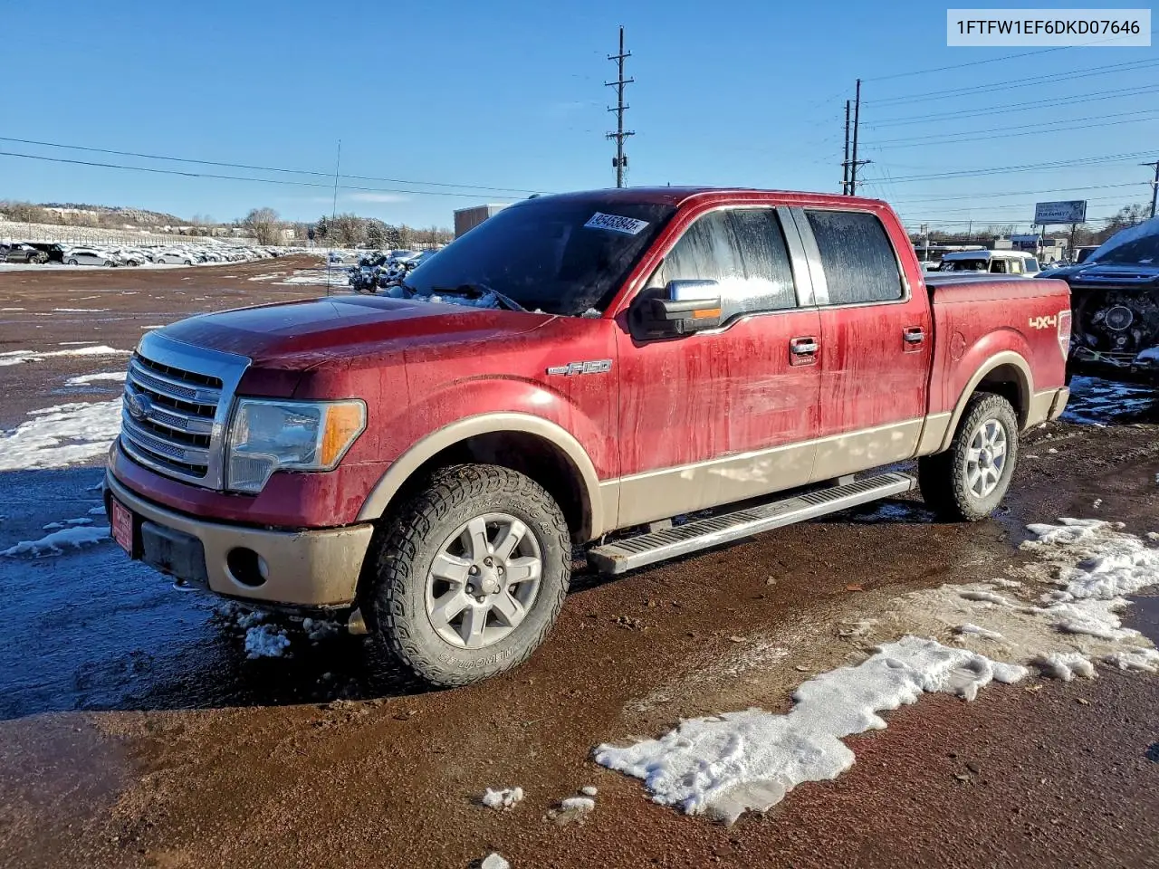 1FTFW1EF6DKD07646 2013 Ford F150 Supercrew