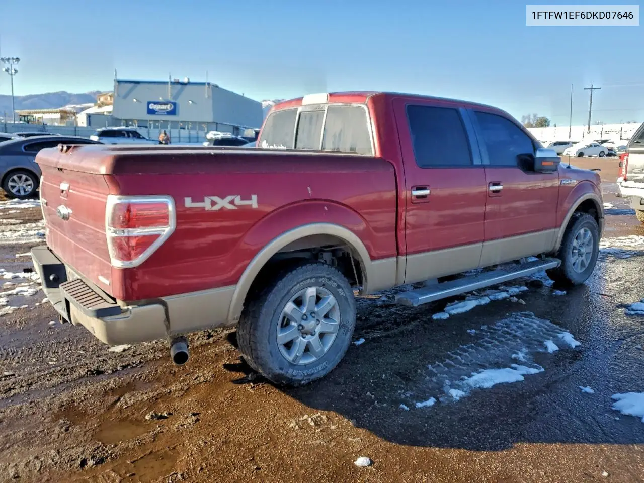 1FTFW1EF6DKD07646 2013 Ford F150 Supercrew
