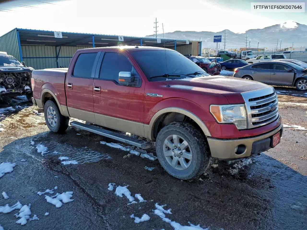 1FTFW1EF6DKD07646 2013 Ford F150 Supercrew