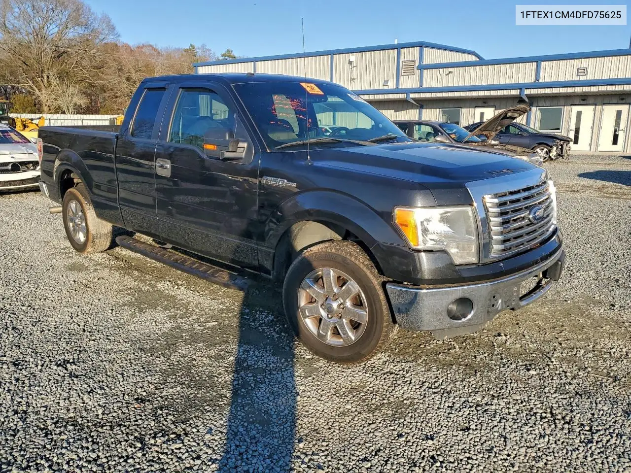 1FTEX1CM4DFD75625 2013 Ford F150 Super Cab