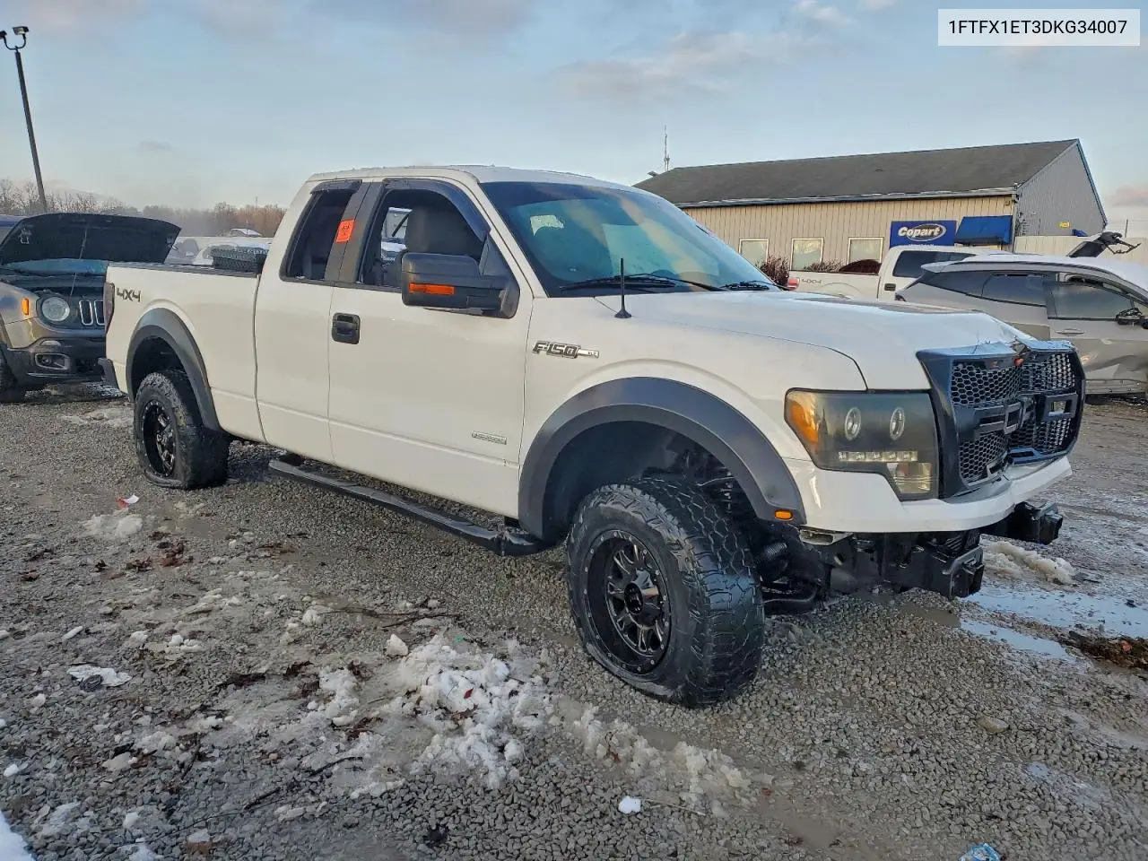 1FTFX1ET3DKG34007 2013 Ford F150 Super Cab
