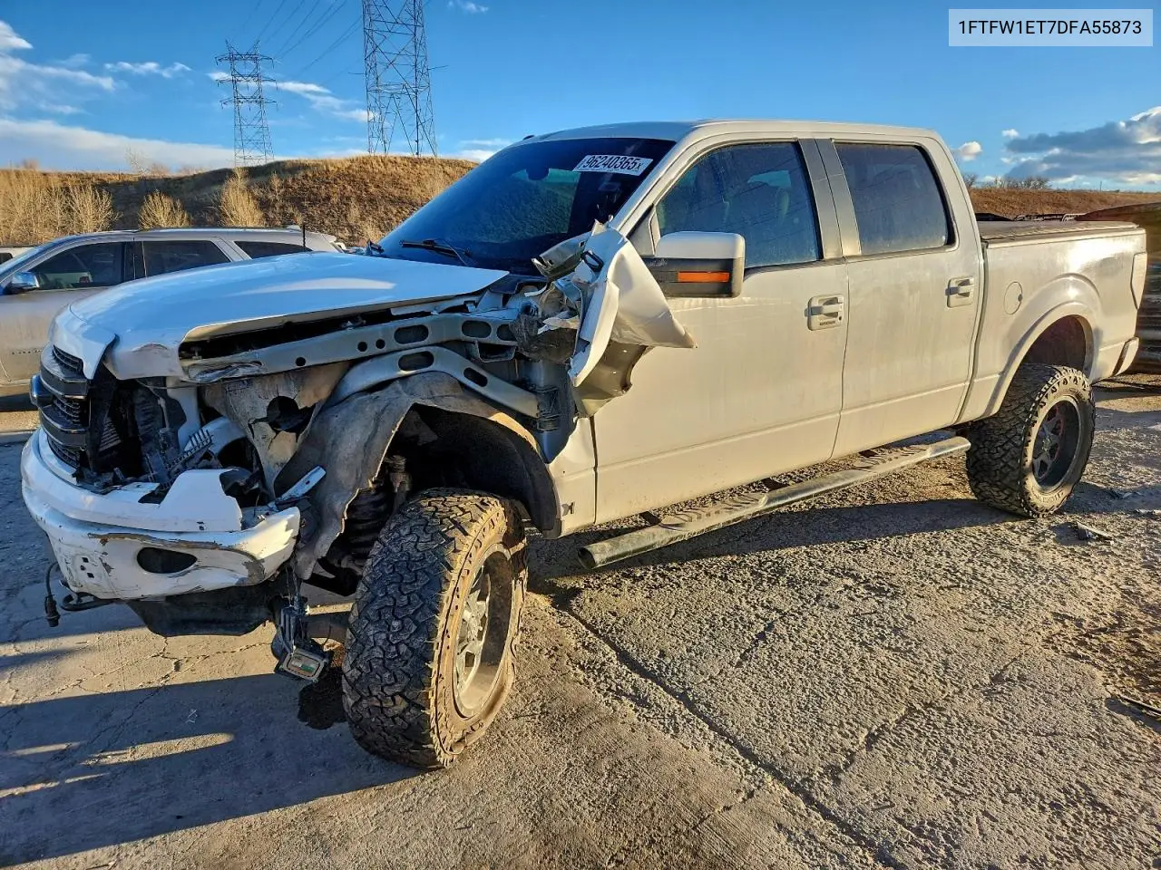 1FTFW1ET7DFA55873 2013 Ford F150 Supercrew