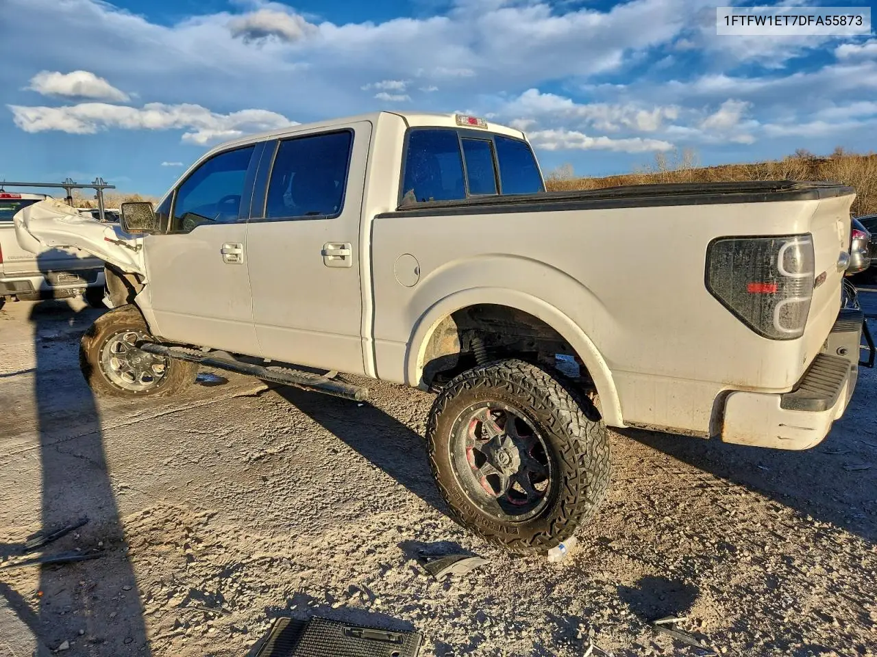 1FTFW1ET7DFA55873 2013 Ford F150 Supercrew