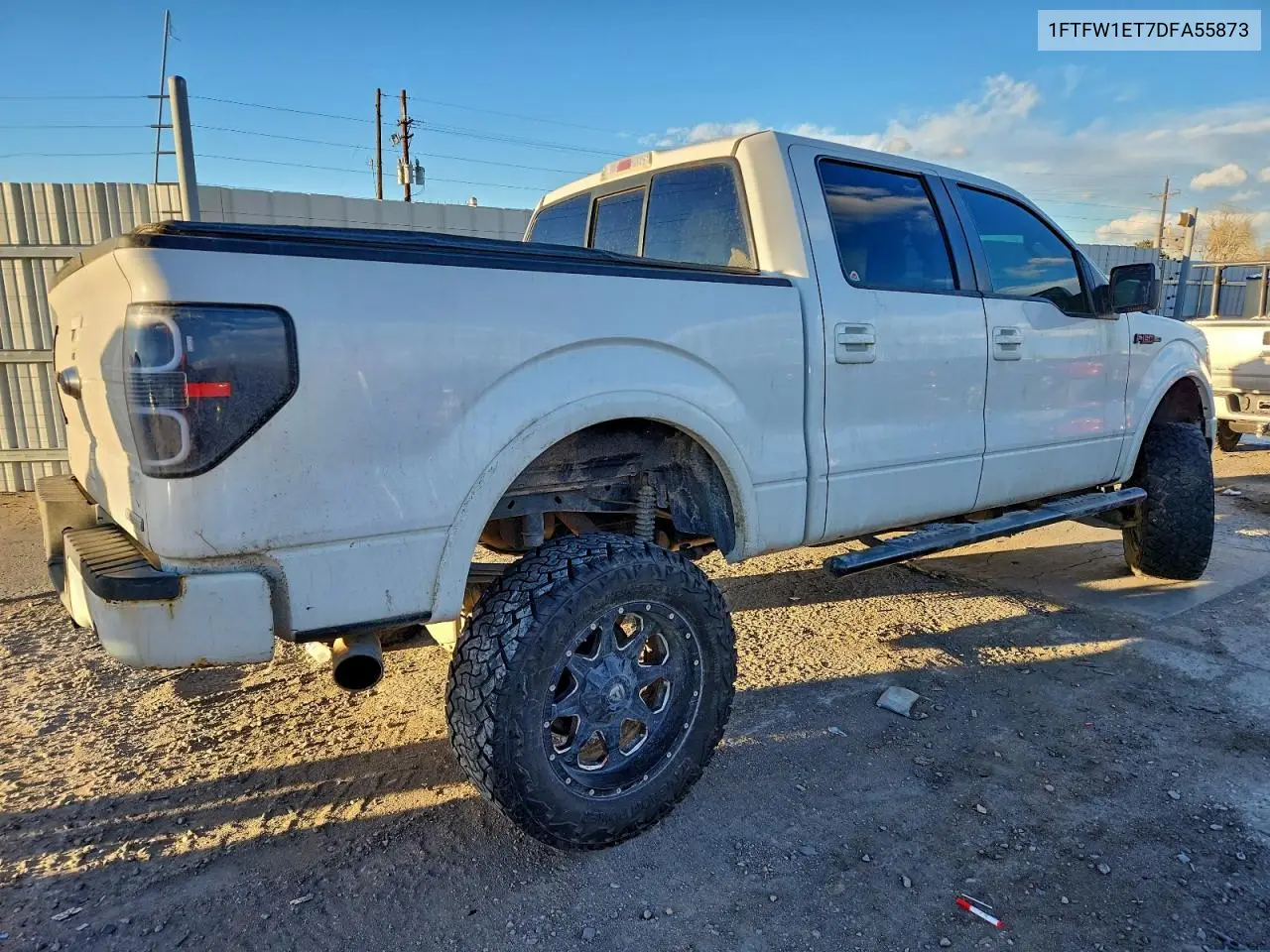 1FTFW1ET7DFA55873 2013 Ford F150 Supercrew