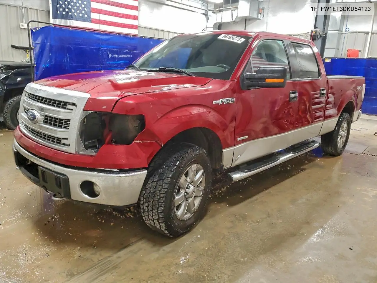 1FTFW1ET3DKD54123 2013 Ford F150 Supercrew