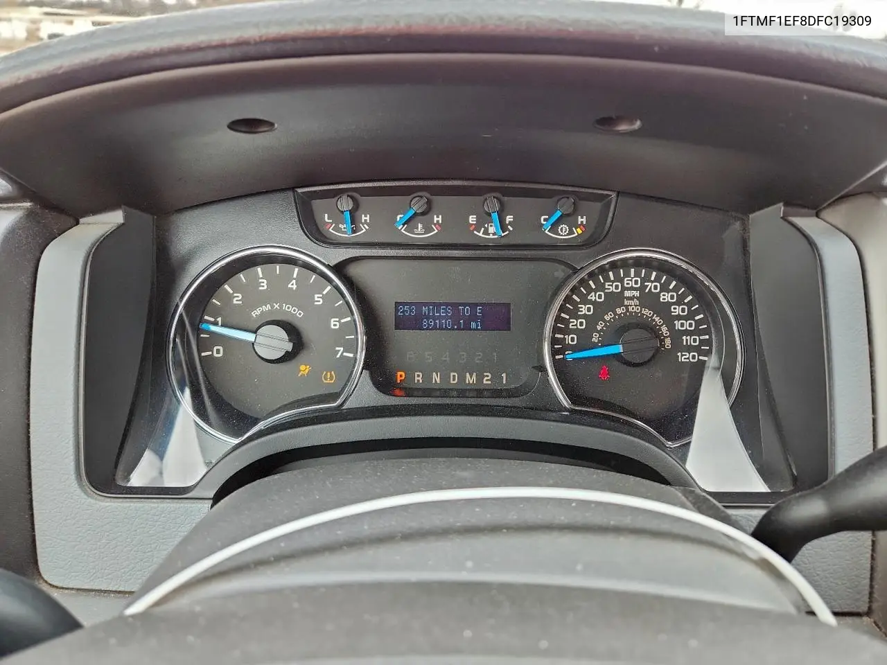 1FTMF1EF8DFC19309 2013 Ford F150