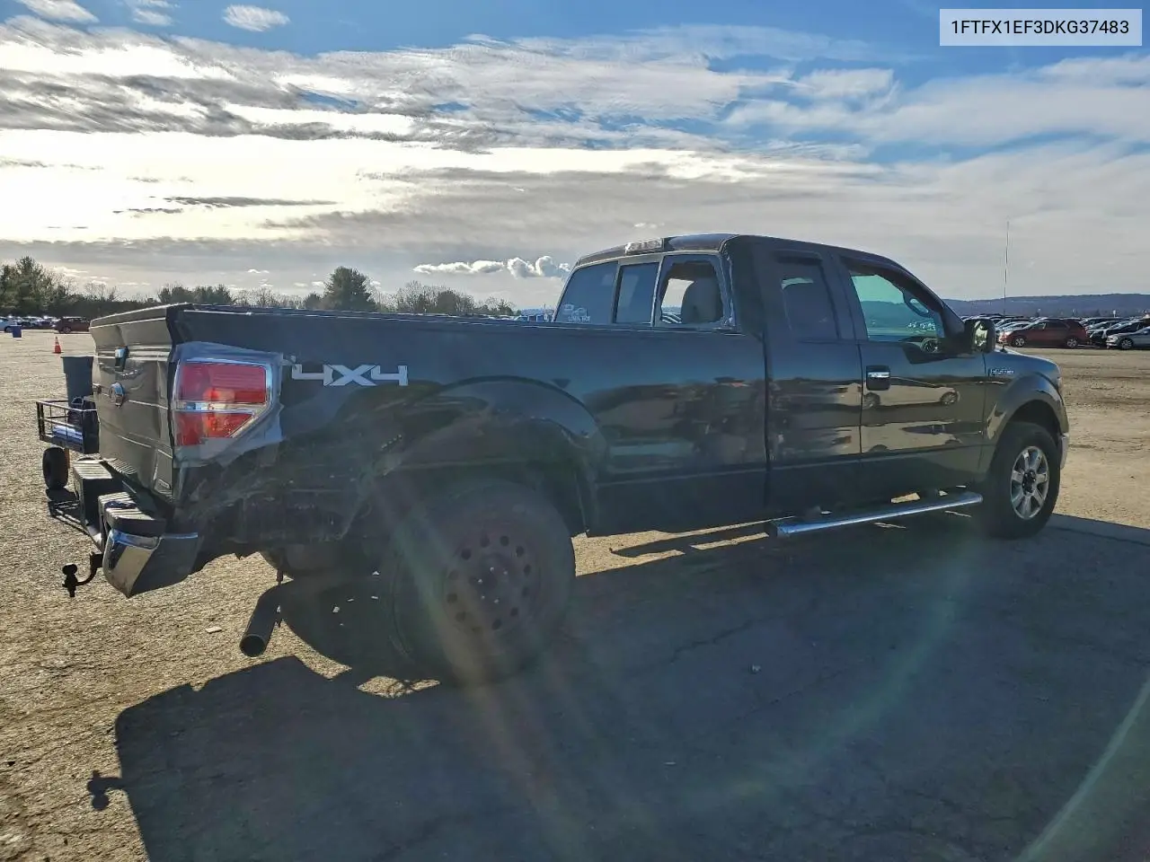 1FTFX1EF3DKG37483 2013 Ford F150 Super Cab
