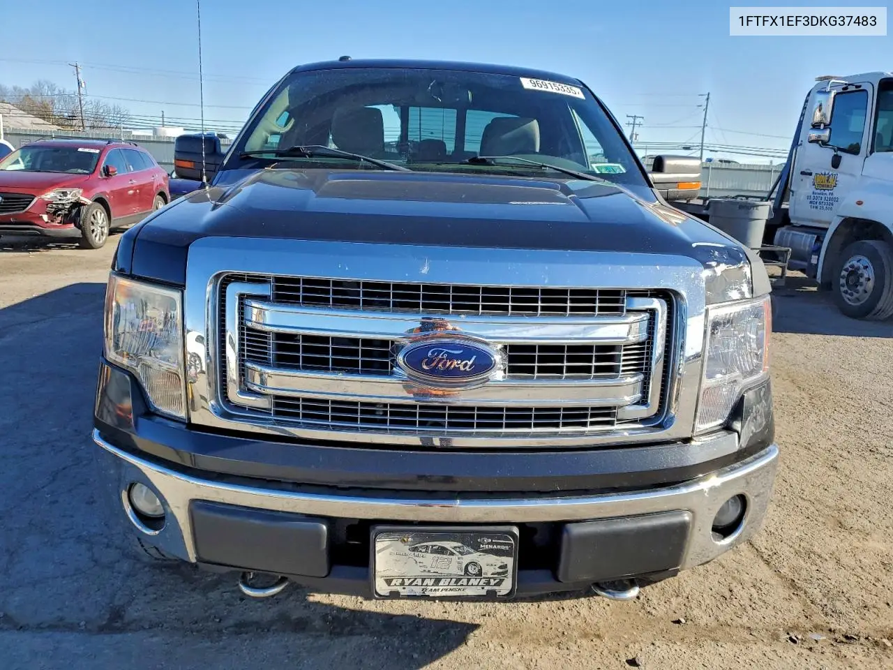 1FTFX1EF3DKG37483 2013 Ford F150 Super Cab