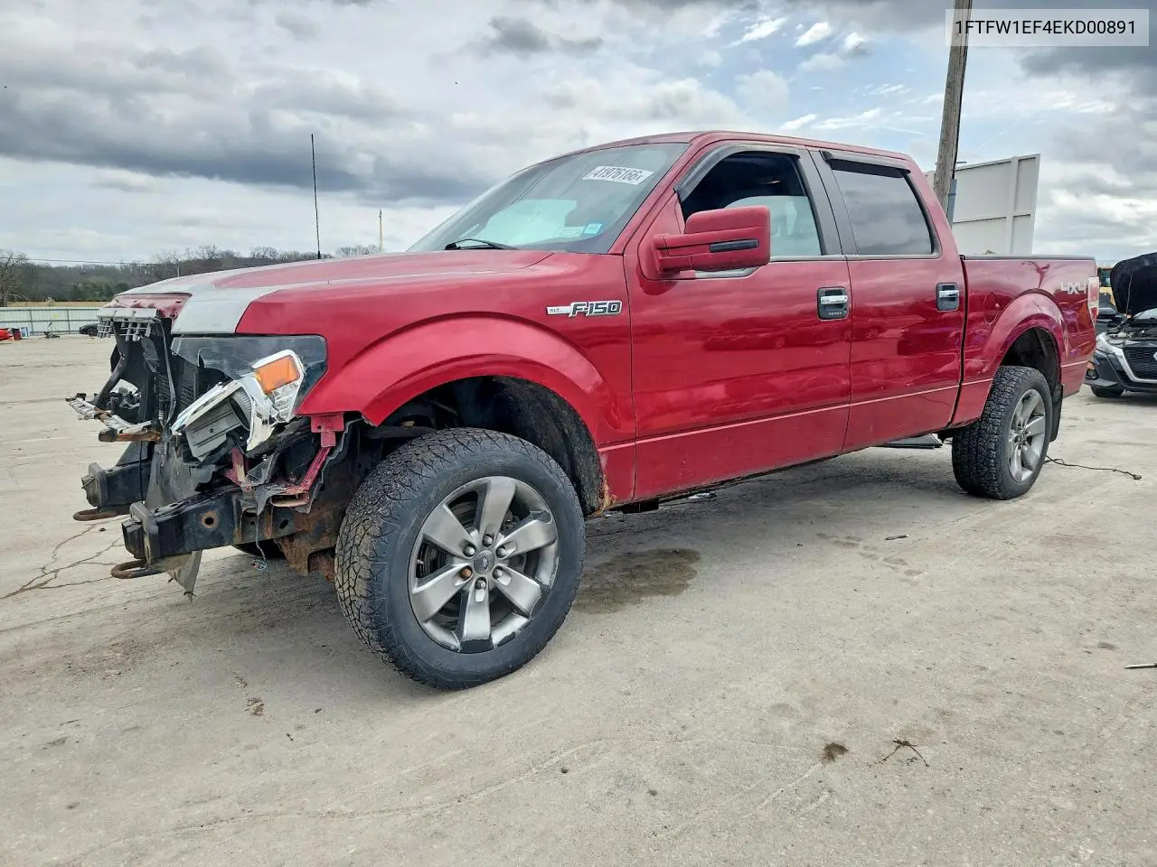 1FTFW1EF4EKD00891 2014 Ford F150 Supercrew