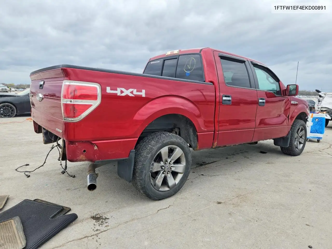 1FTFW1EF4EKD00891 2014 Ford F150 Supercrew