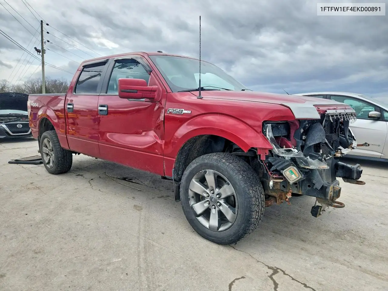 1FTFW1EF4EKD00891 2014 Ford F150 Supercrew