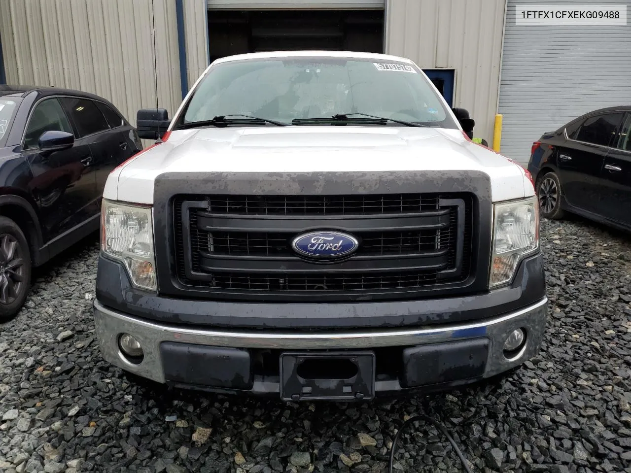 2014 Ford F150 Super Cab VIN: 1FTFX1CFXEKG09488 Lot: 57707574