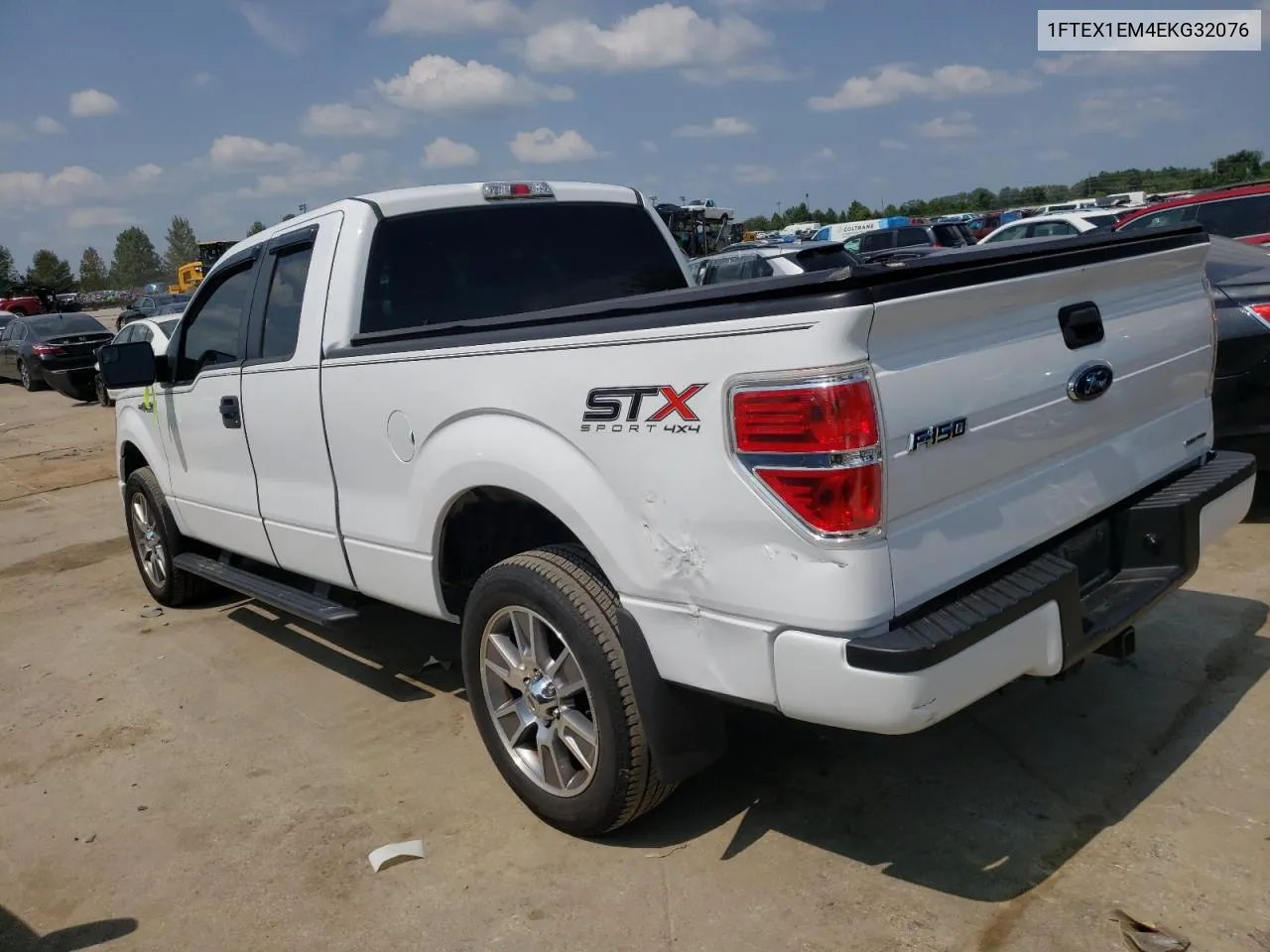 2014 Ford F150 Super Cab VIN: 1FTEX1EM4EKG32076 Lot: 68136094