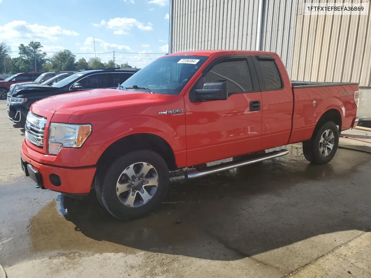 2014 Ford F150 Super Cab VIN: 1FTFX1EF8EFA36869 Lot: 72356364