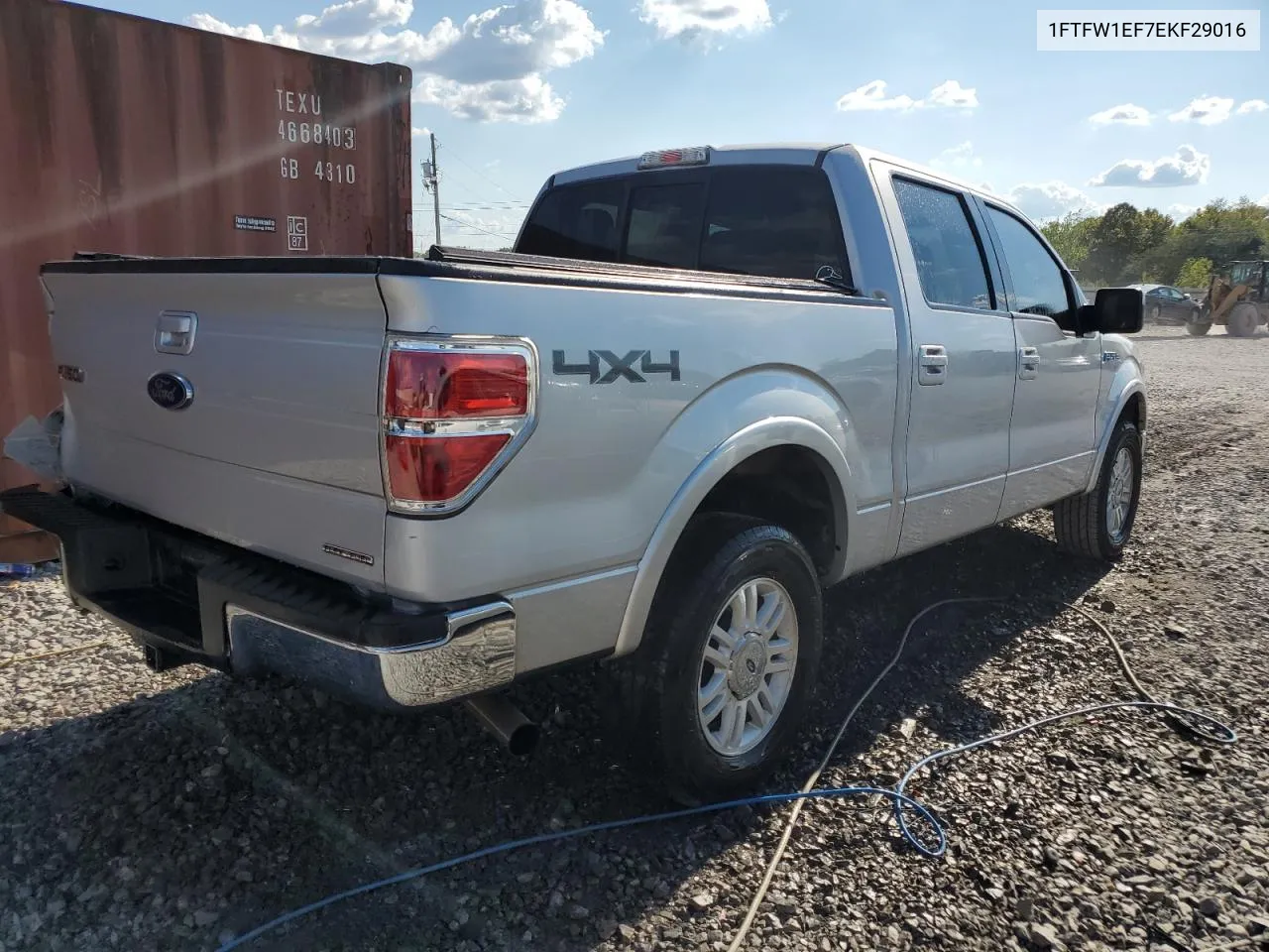 2014 Ford F150 Supercrew VIN: 1FTFW1EF7EKF29016 Lot: 72506734