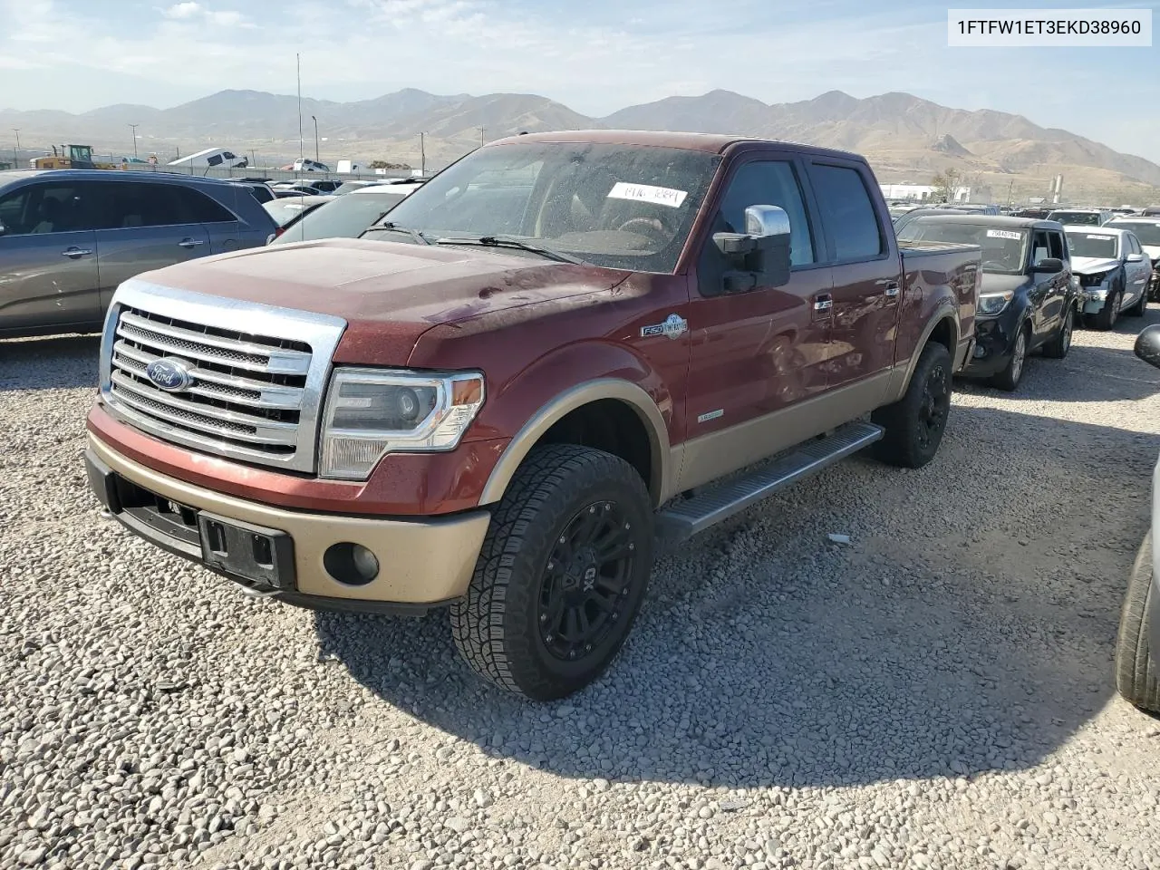 1FTFW1ET3EKD38960 2014 Ford F150 Supercrew