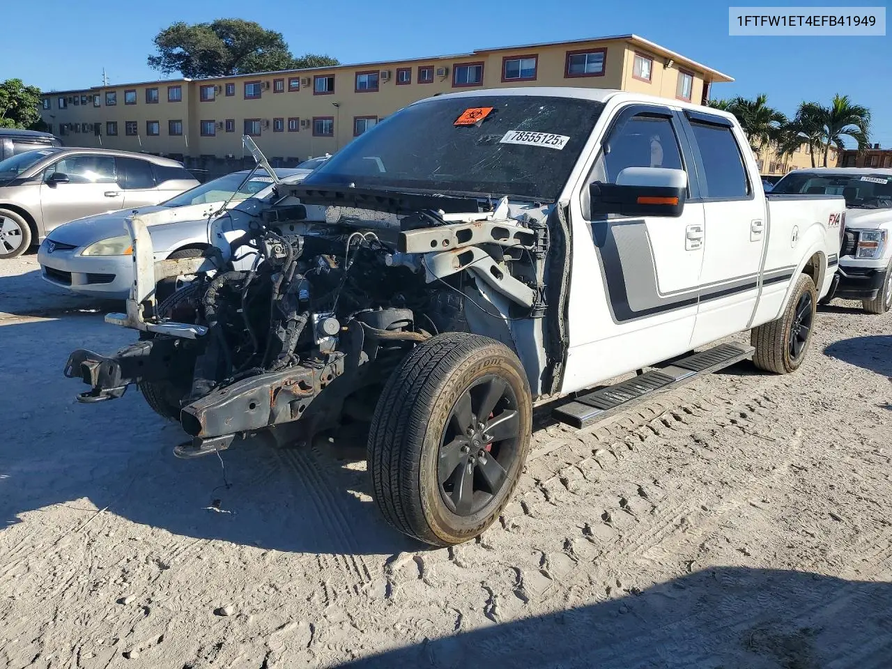 1FTFW1ET4EFB41949 2014 Ford F150 Supercrew