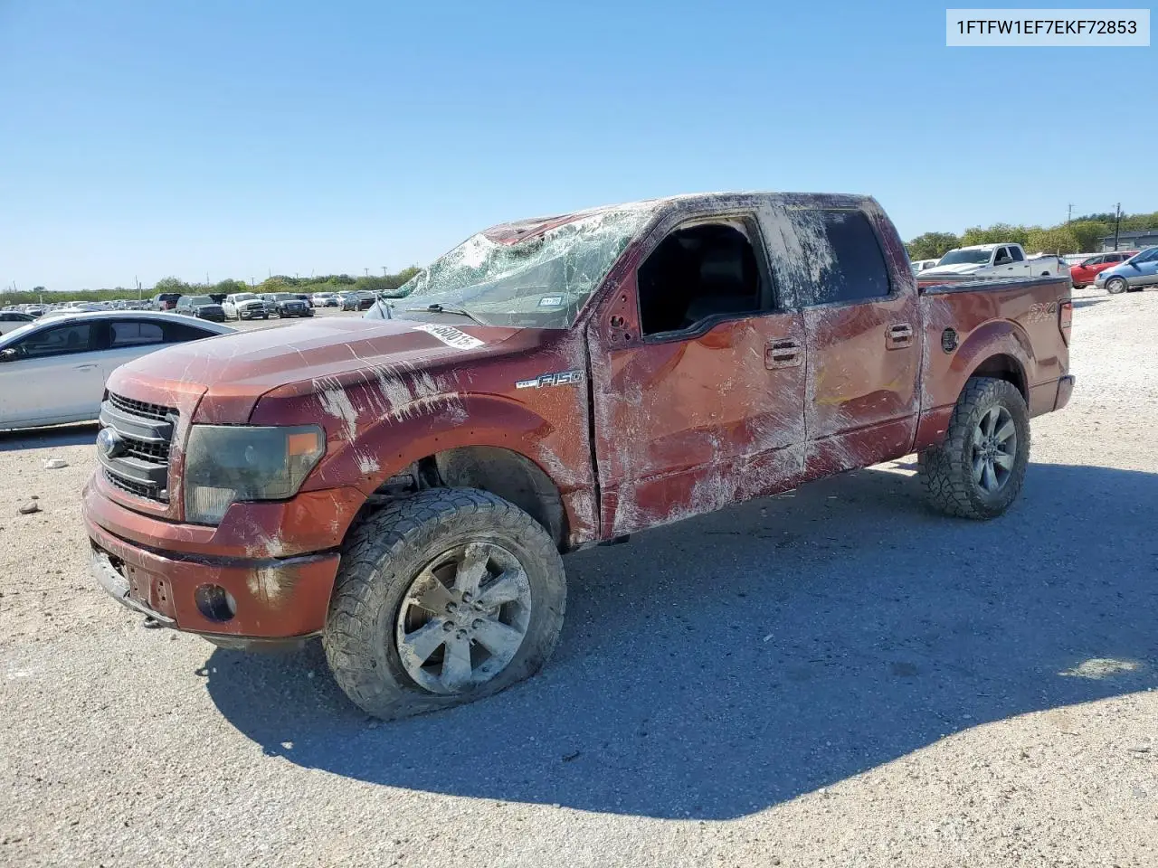 1FTFW1EF7EKF72853 2014 Ford F150 Supercrew