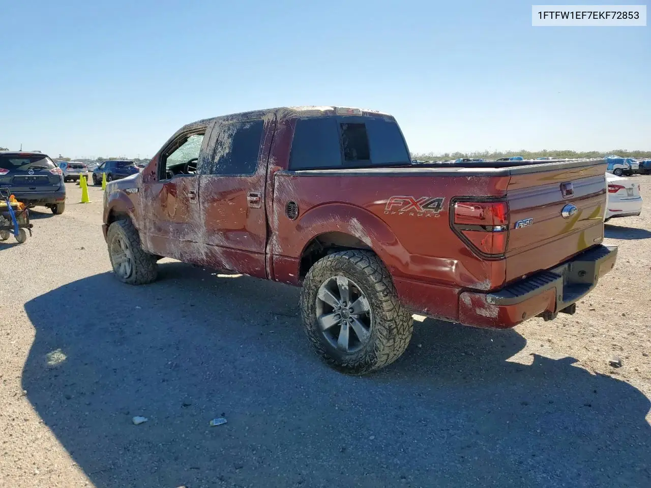 1FTFW1EF7EKF72853 2014 Ford F150 Supercrew