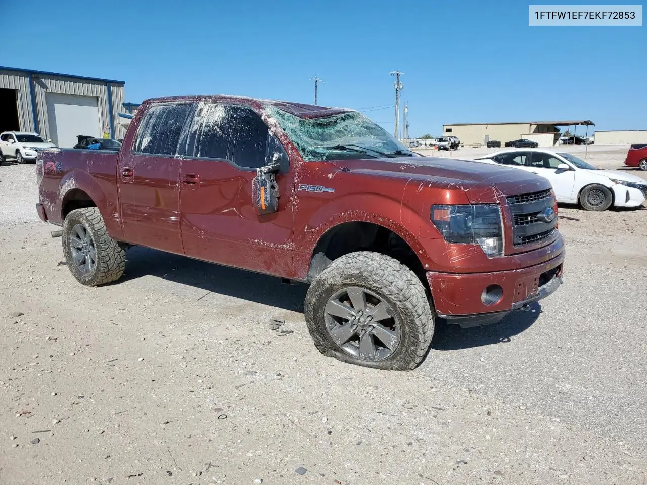 1FTFW1EF7EKF72853 2014 Ford F150 Supercrew