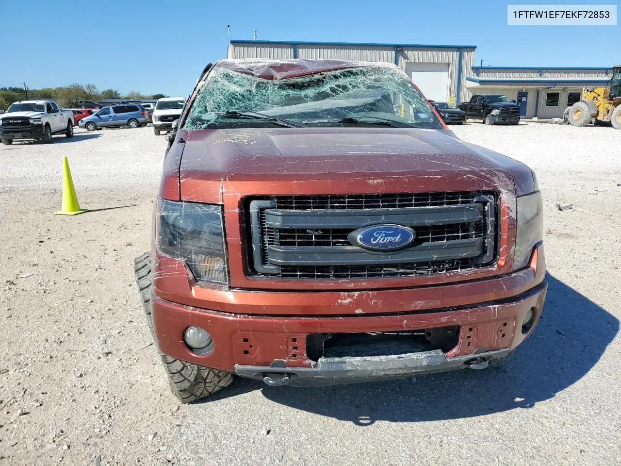 1FTFW1EF7EKF72853 2014 Ford F150 Supercrew