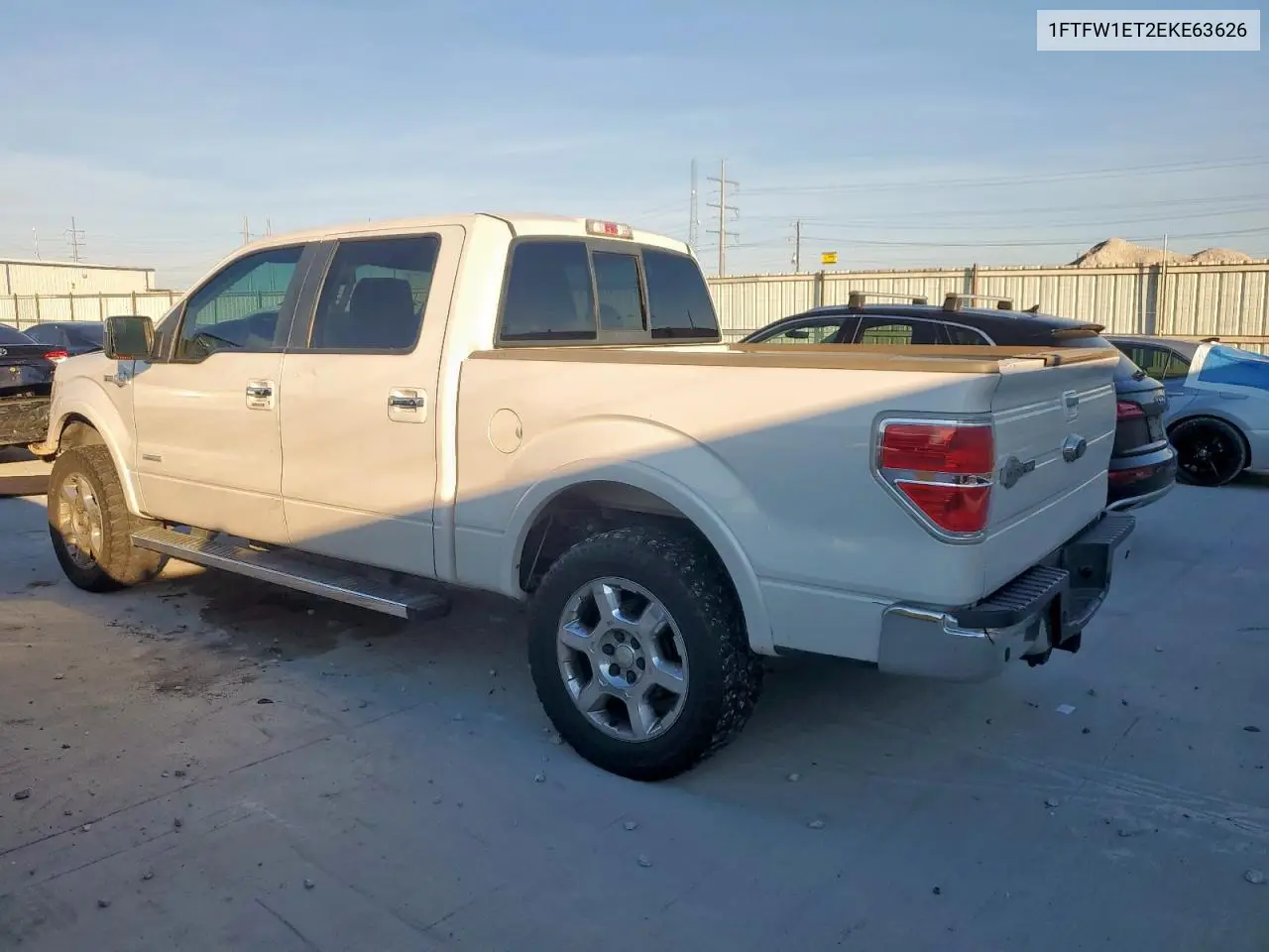 1FTFW1ET2EKE63626 2014 Ford F150 Supercrew