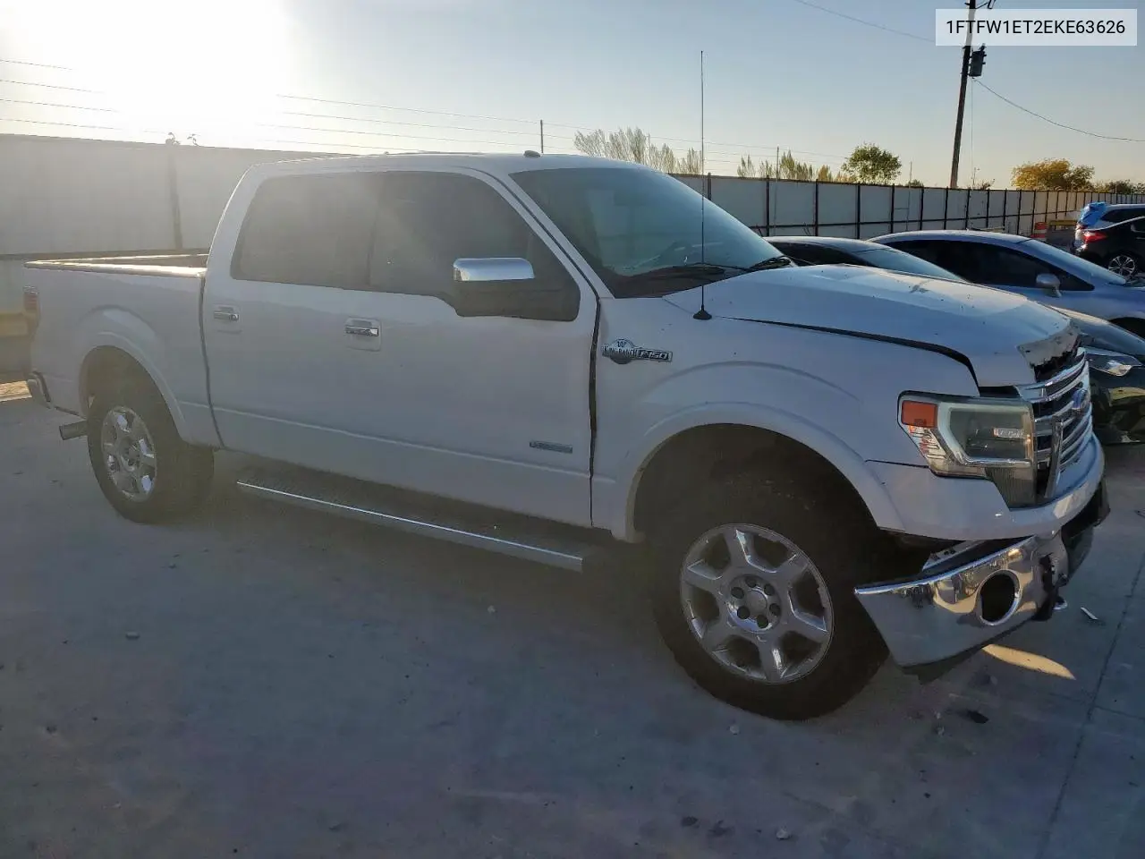 1FTFW1ET2EKE63626 2014 Ford F150 Supercrew