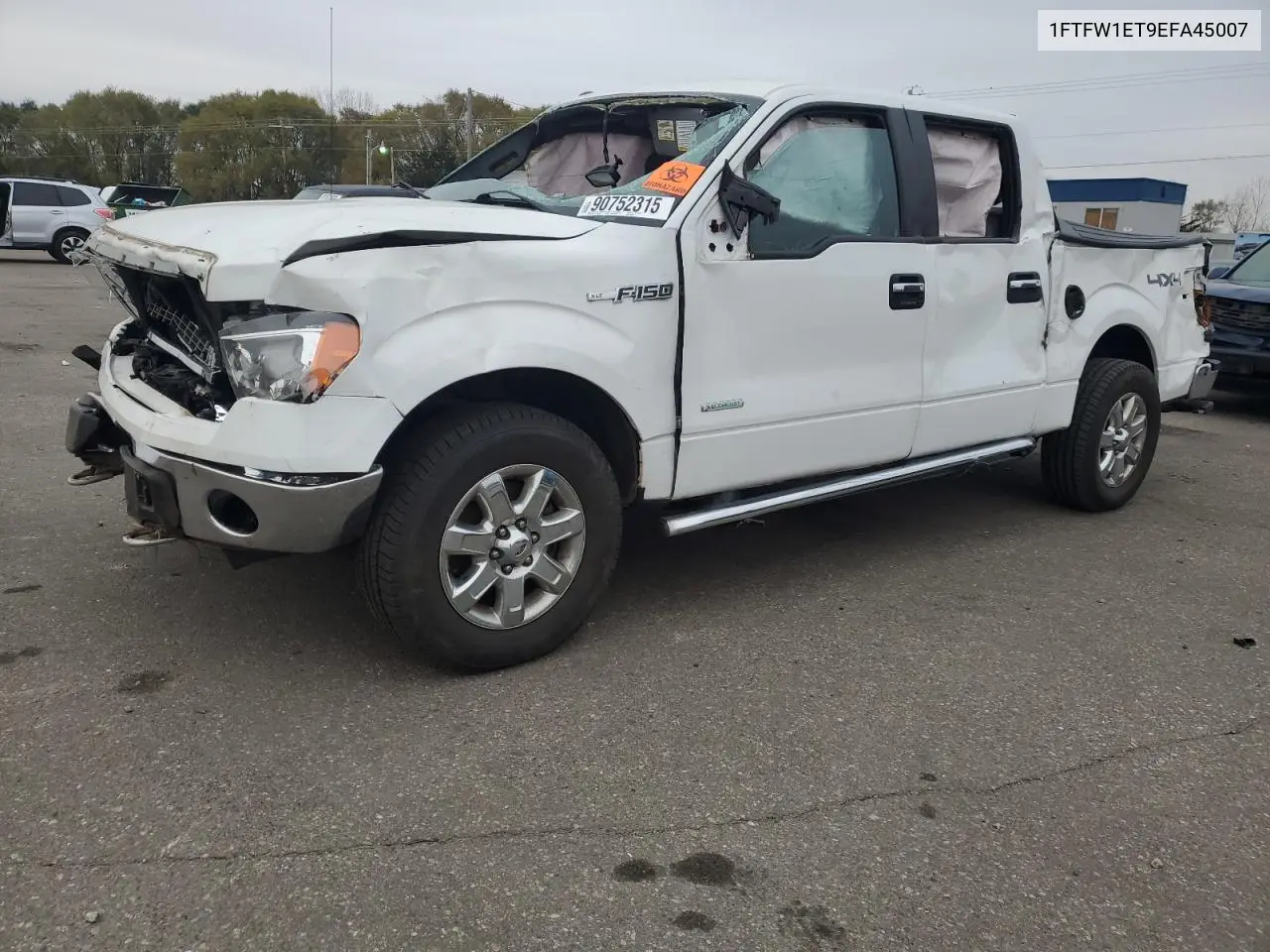 1FTFW1ET9EFA45007 2014 Ford F150 Supercrew