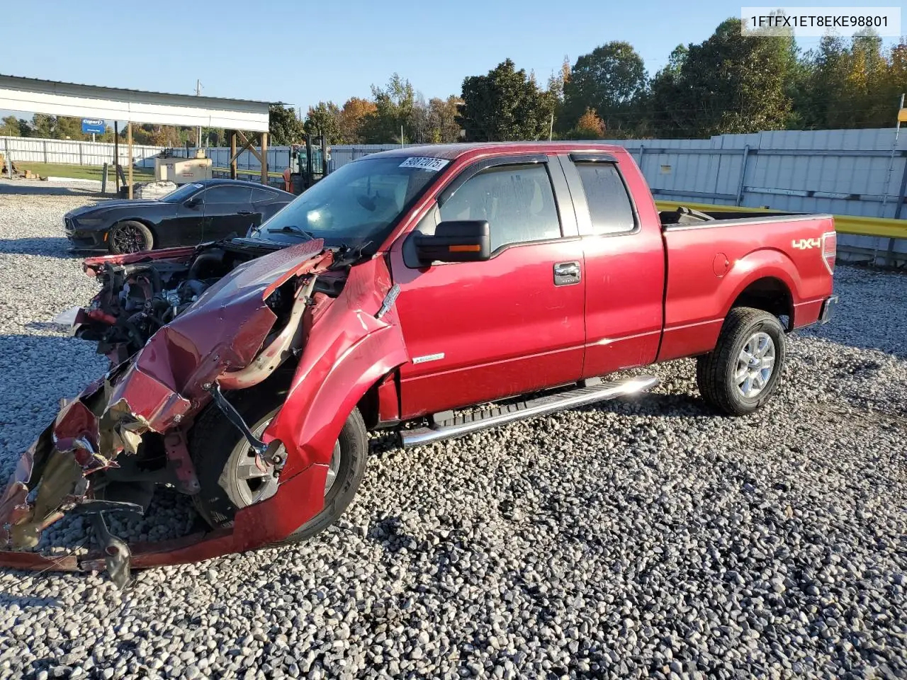 1FTFX1ET8EKE98801 2014 Ford F150 Super Cab
