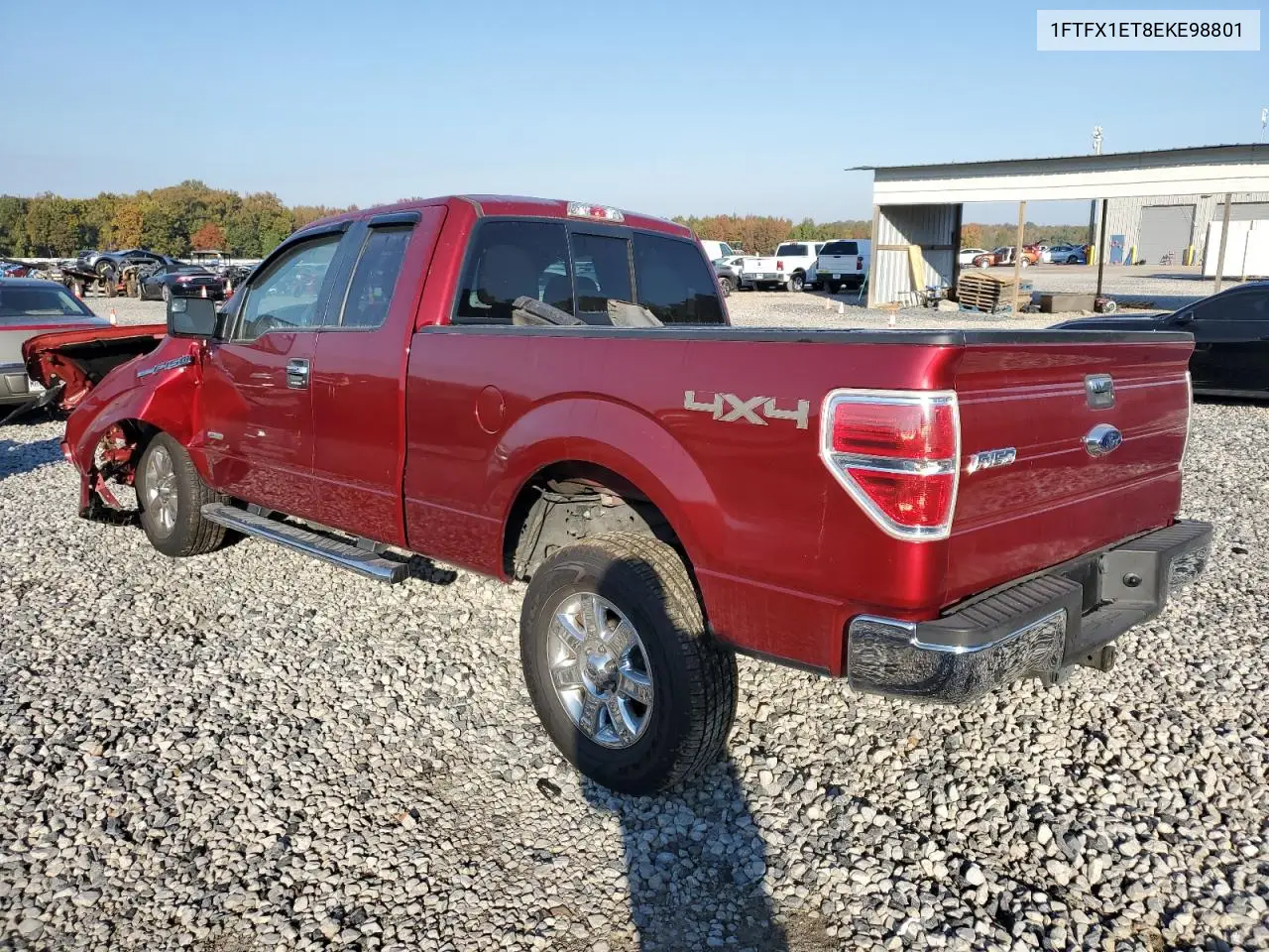 1FTFX1ET8EKE98801 2014 Ford F150 Super Cab