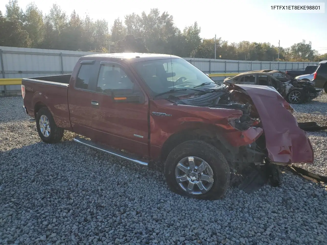 1FTFX1ET8EKE98801 2014 Ford F150 Super Cab