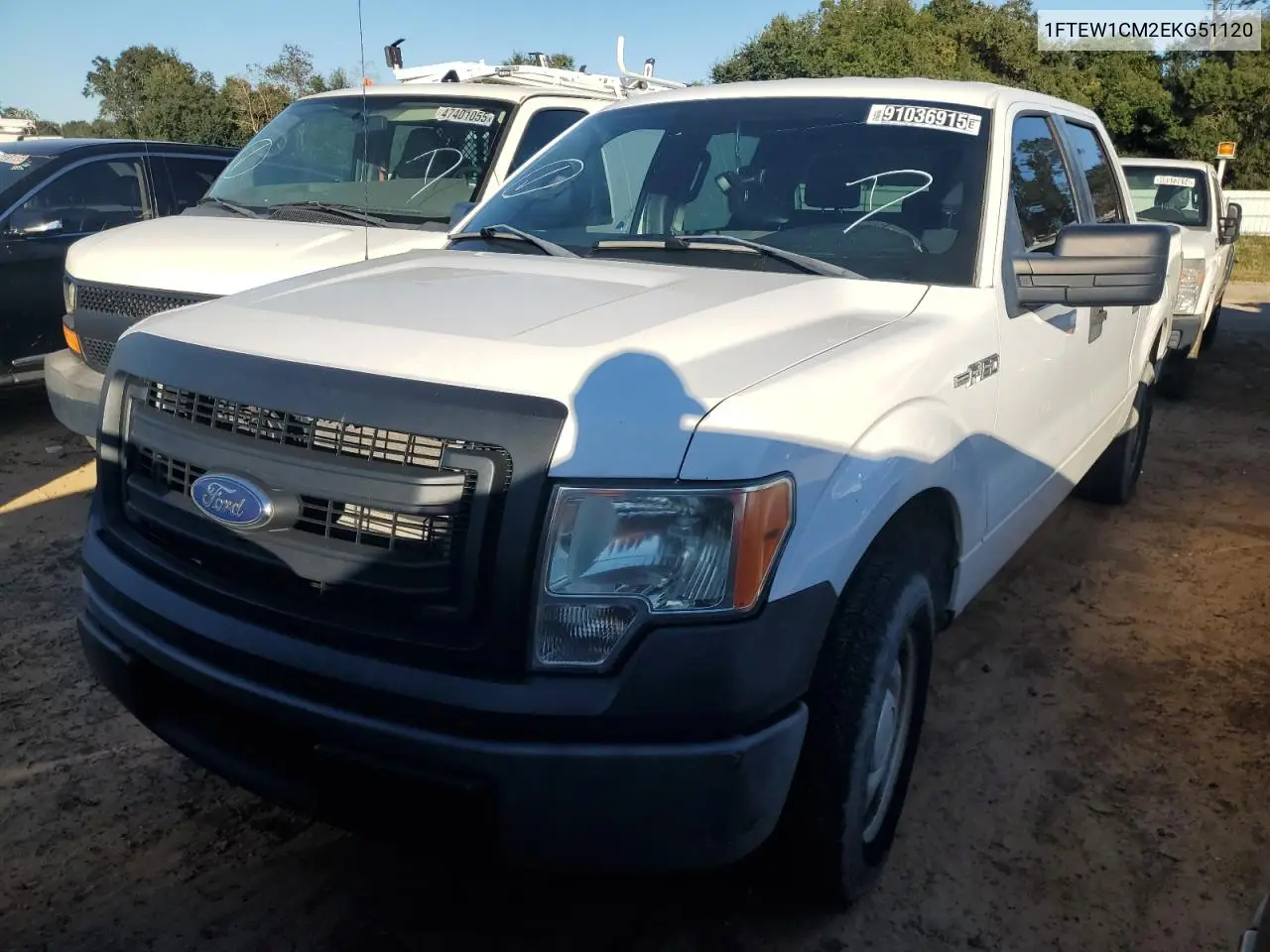 1FTEW1CM2EKG51120 2014 Ford F150 Supercrew