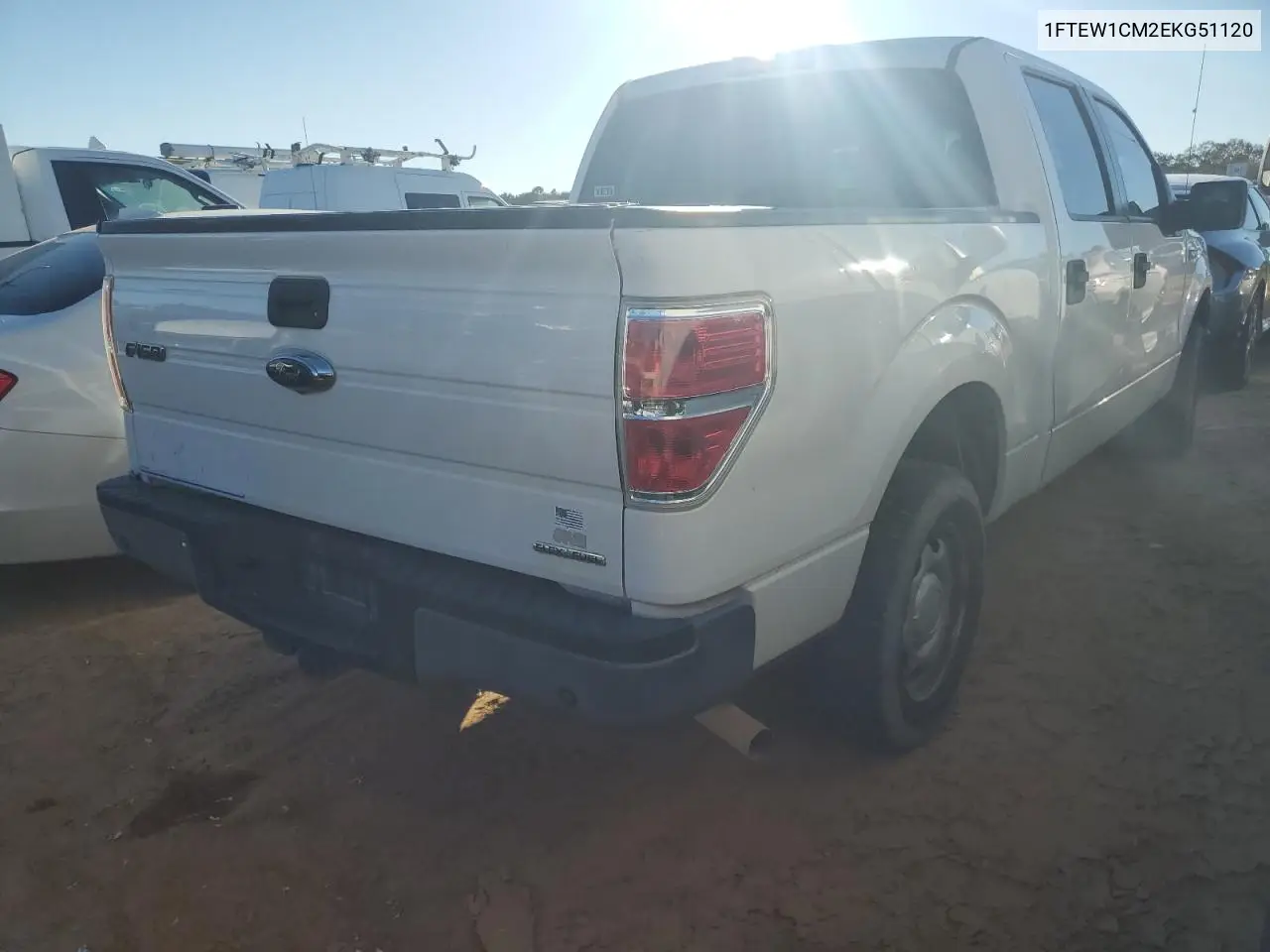 1FTEW1CM2EKG51120 2014 Ford F150 Supercrew