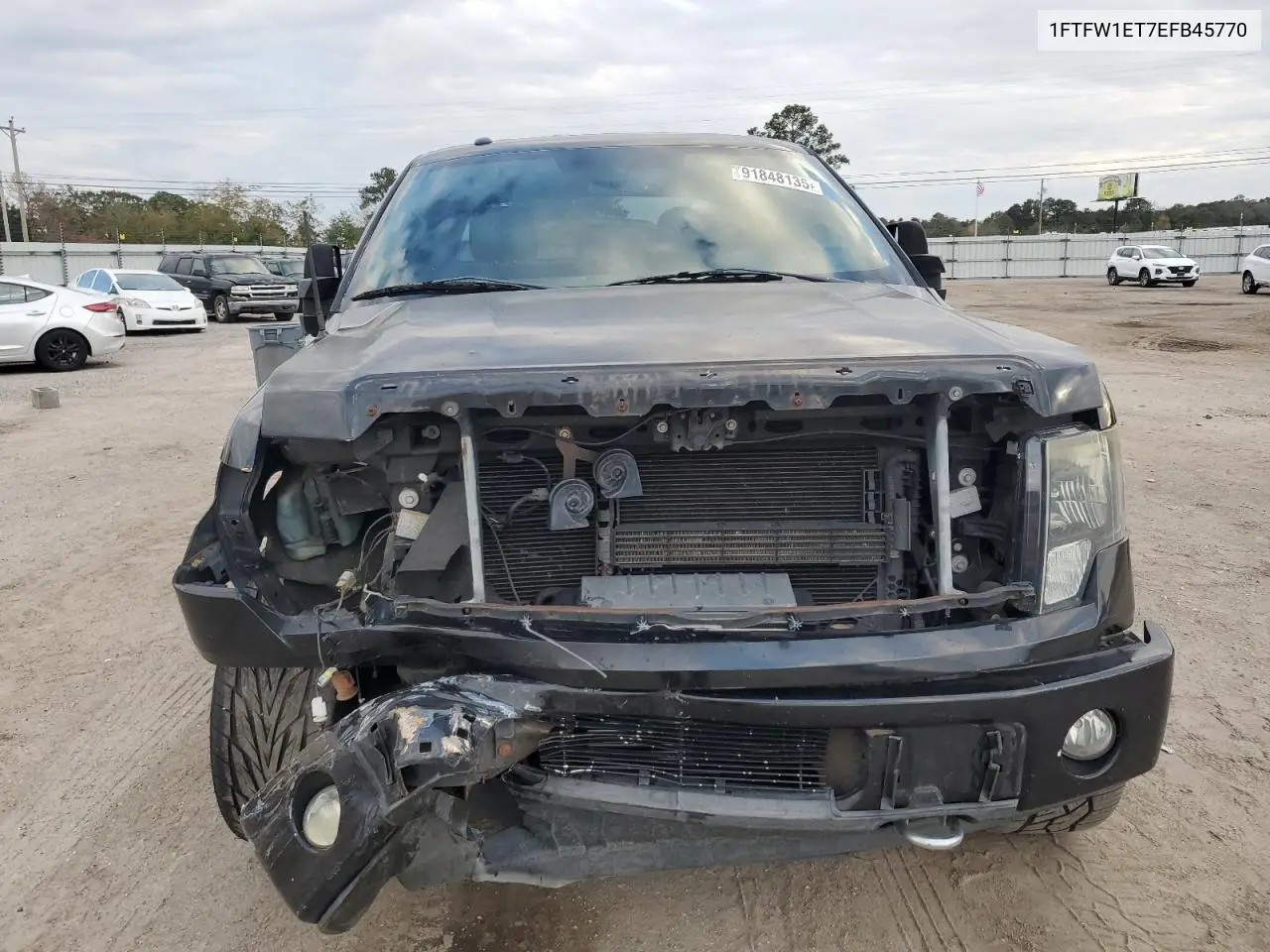 1FTFW1ET7EFB45770 2014 Ford F150 Supercrew