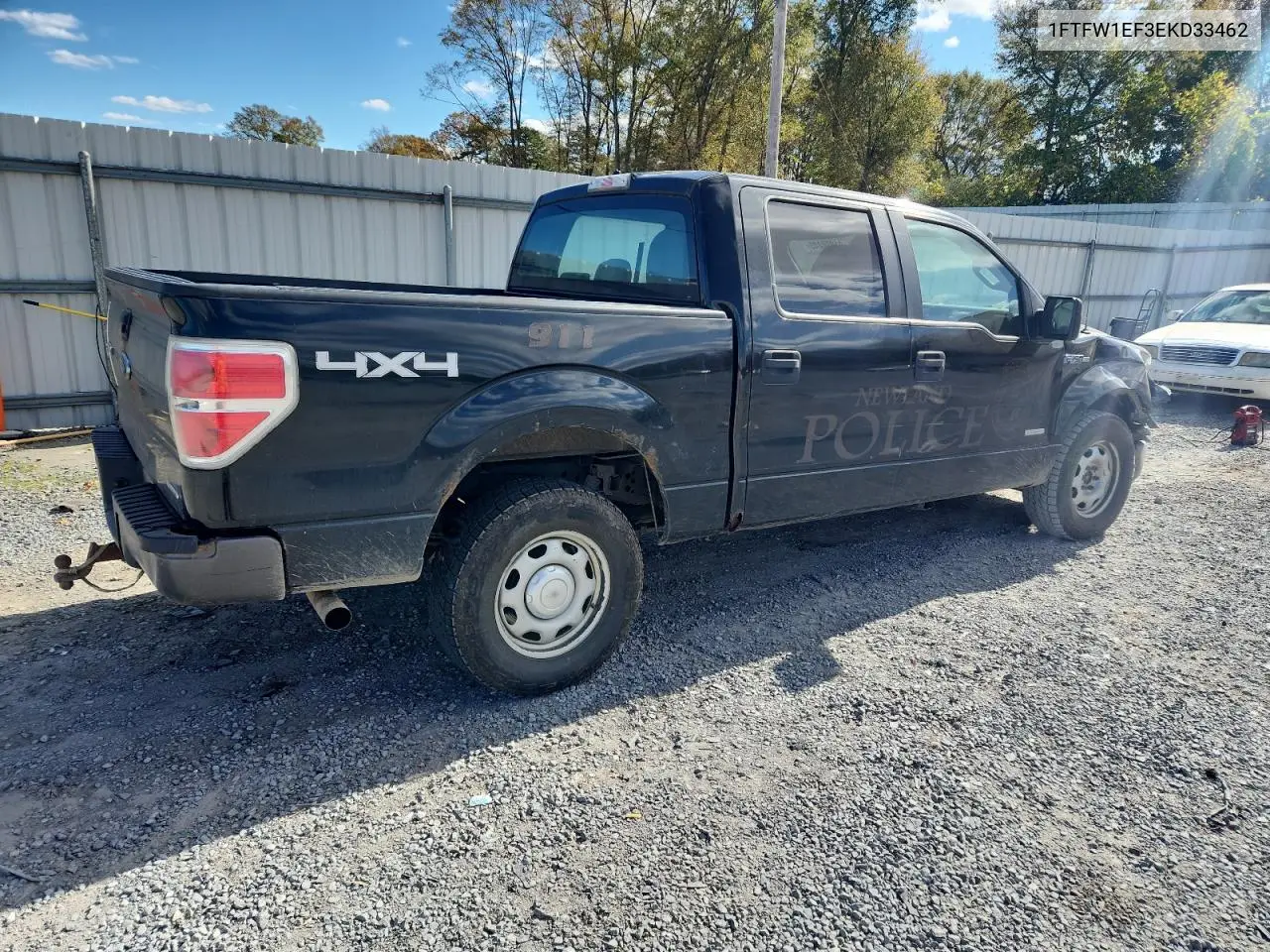 1FTFW1EF3EKD33462 2014 Ford F150 Supercrew