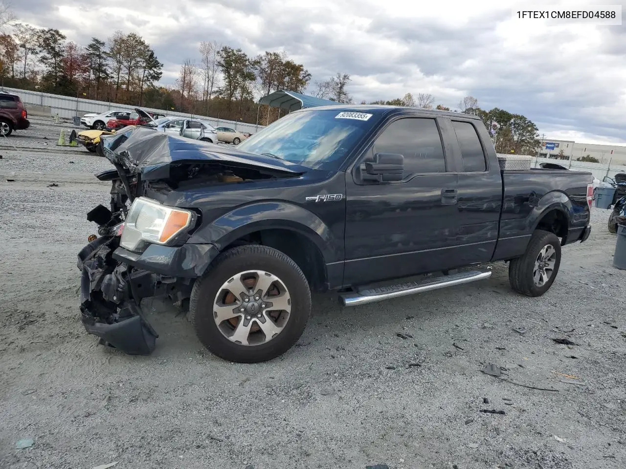 1FTEX1CM8EFD04588 2014 Ford F150 Super Cab