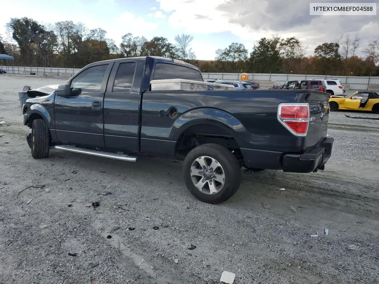 1FTEX1CM8EFD04588 2014 Ford F150 Super Cab