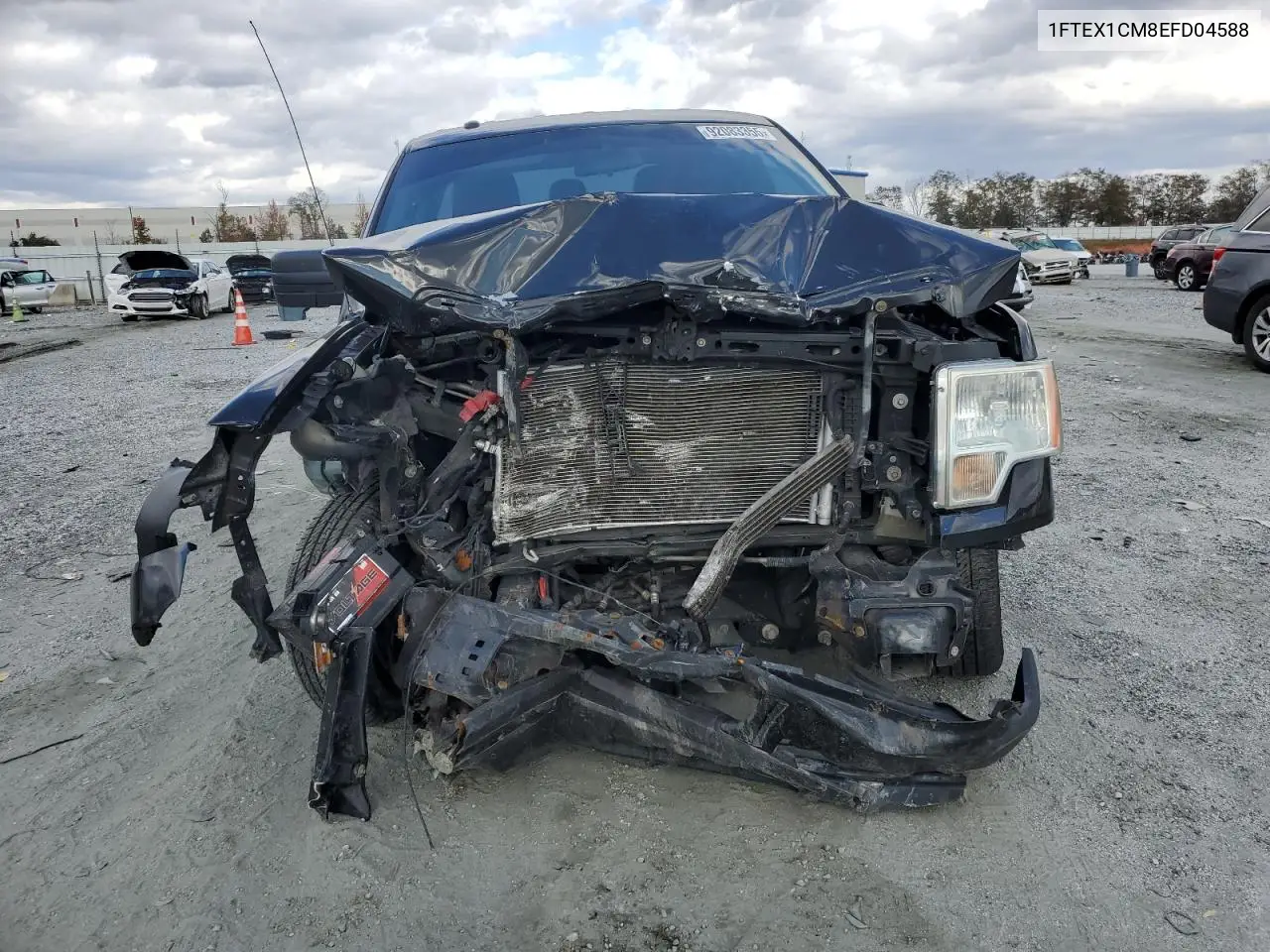1FTEX1CM8EFD04588 2014 Ford F150 Super Cab
