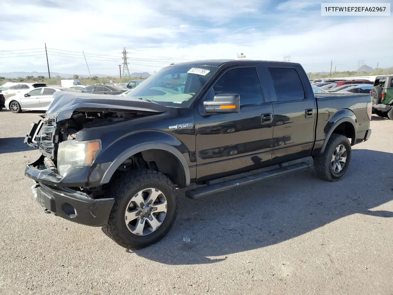 1FTFW1EF2EFA62967 2014 Ford F150 Supercrew