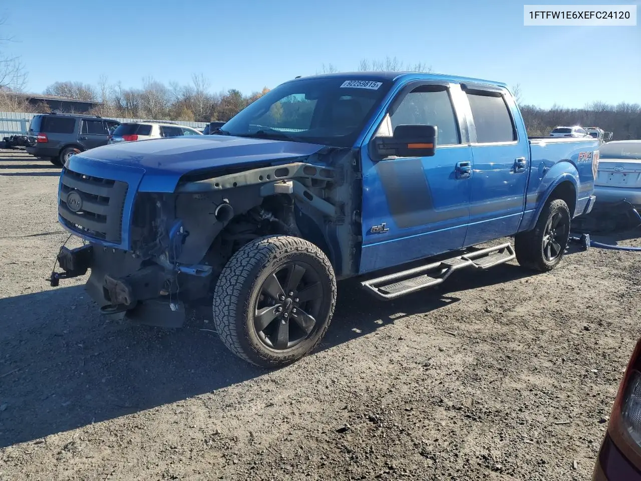 1FTFW1E6XEFC24120 2014 Ford F150 Supercrew