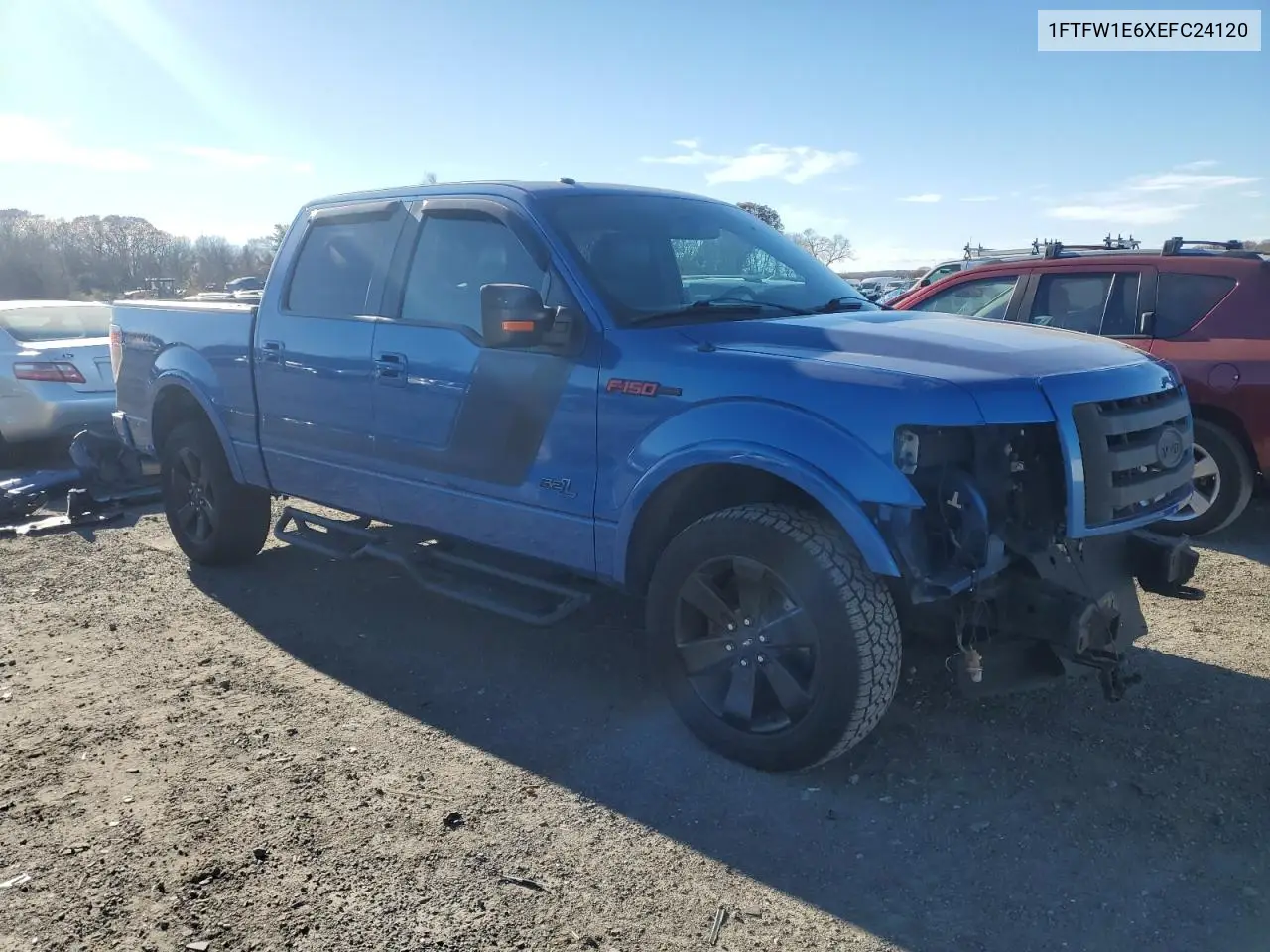 1FTFW1E6XEFC24120 2014 Ford F150 Supercrew