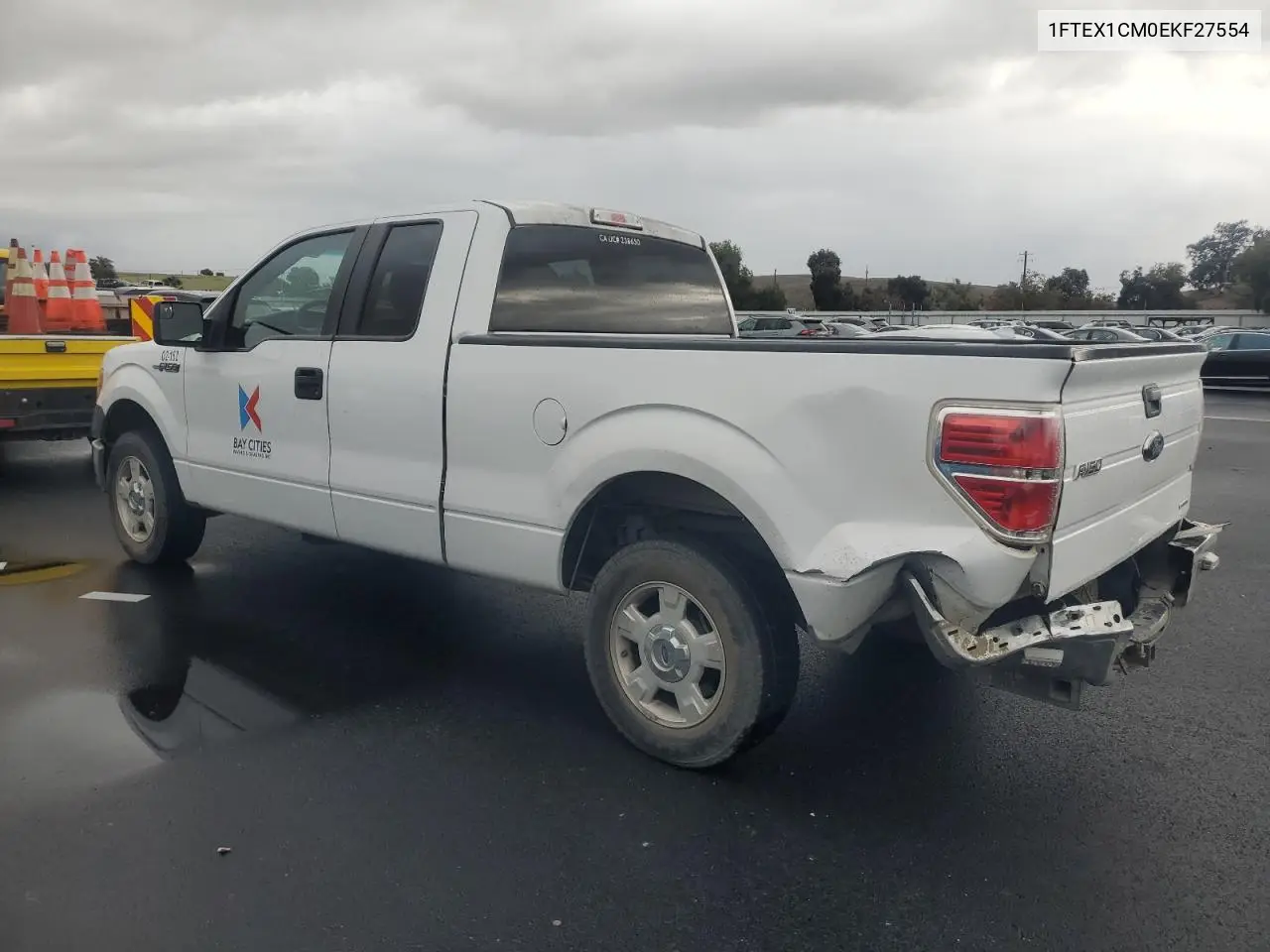 1FTEX1CM0EKF27554 2014 Ford F150 Super Cab