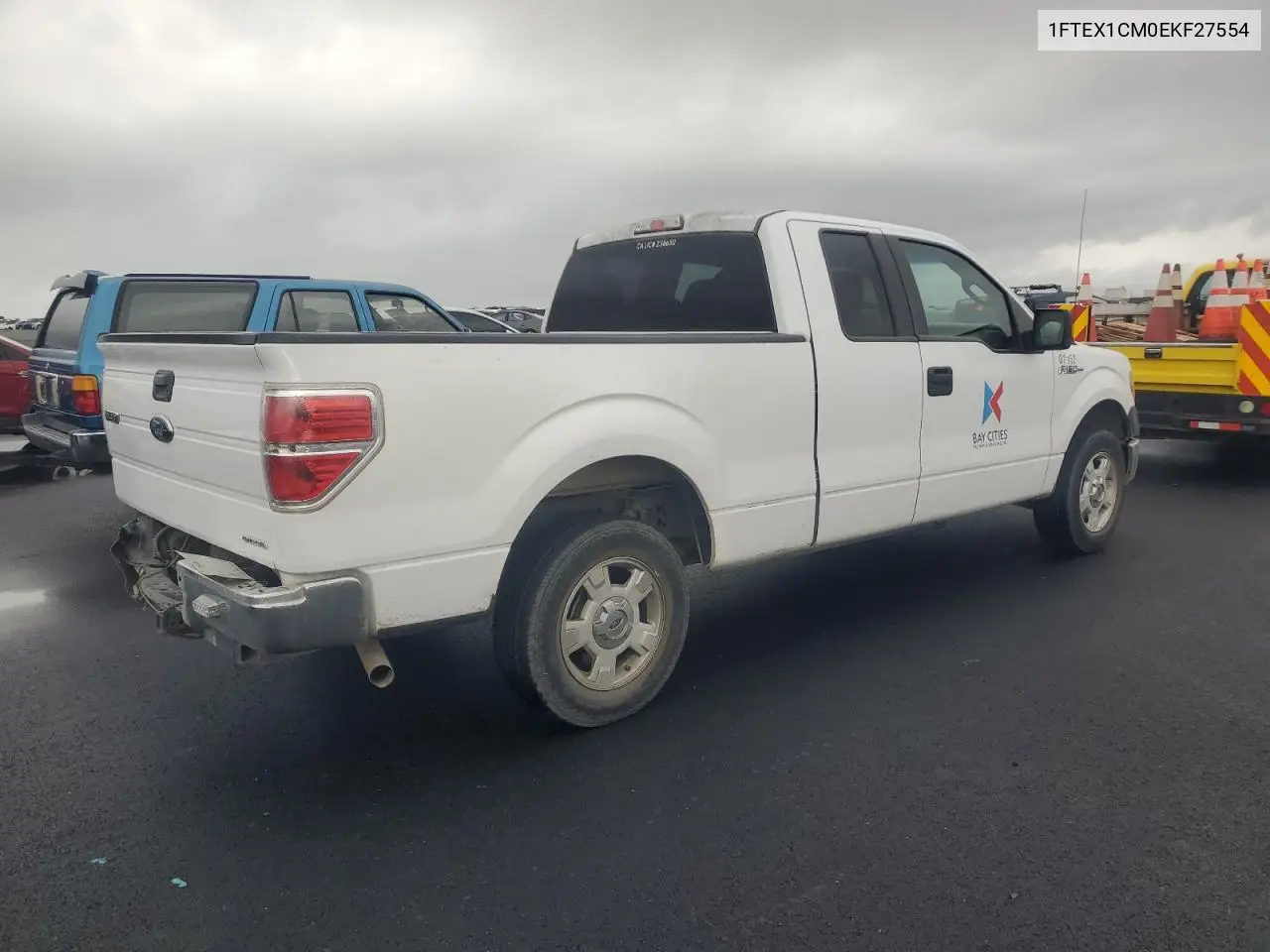1FTEX1CM0EKF27554 2014 Ford F150 Super Cab
