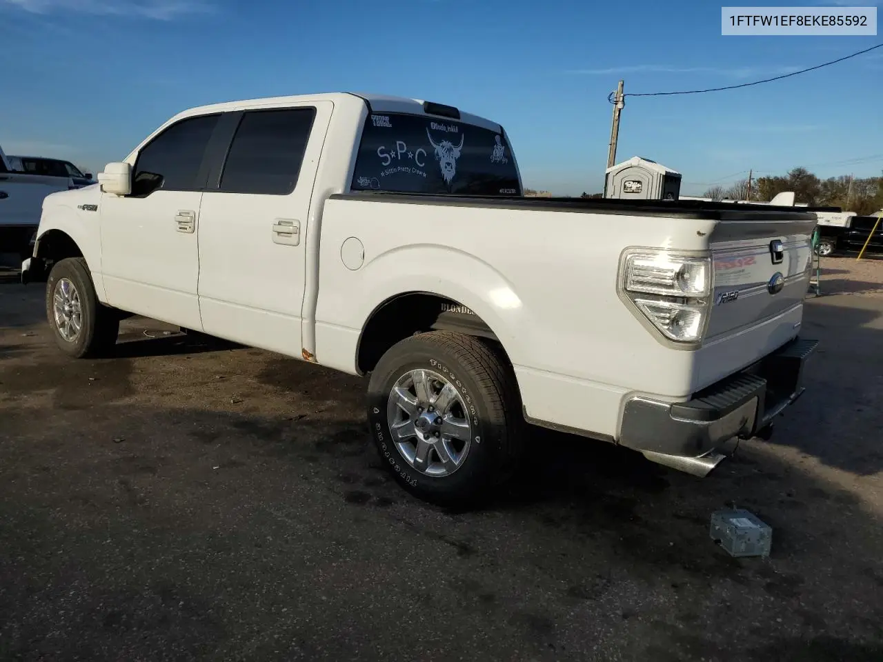 1FTFW1EF8EKE85592 2014 Ford F150 Supercrew