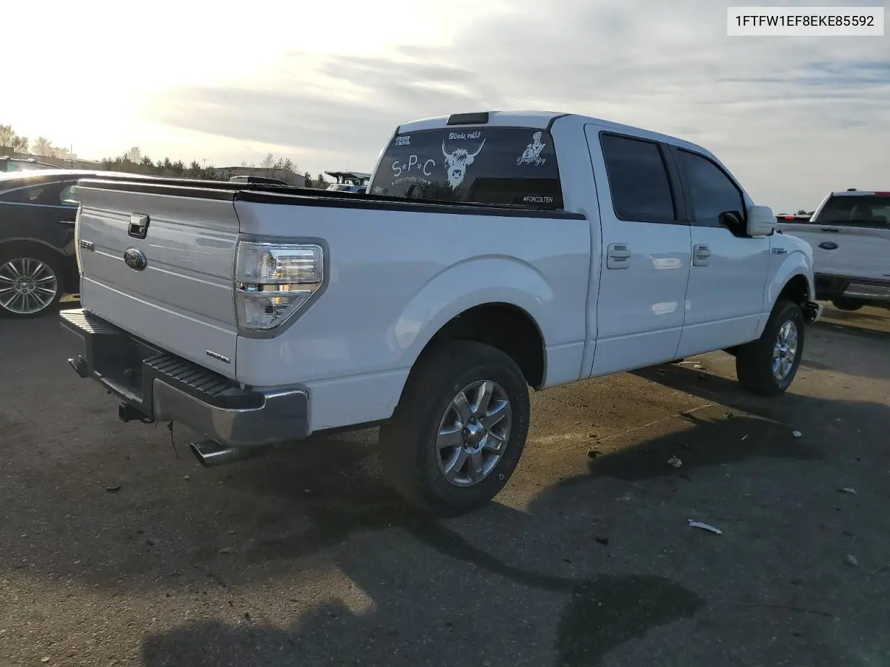 1FTFW1EF8EKE85592 2014 Ford F150 Supercrew