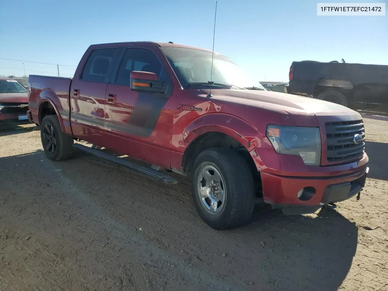 1FTFW1ET7EFC21472 2014 Ford F150 Supercrew
