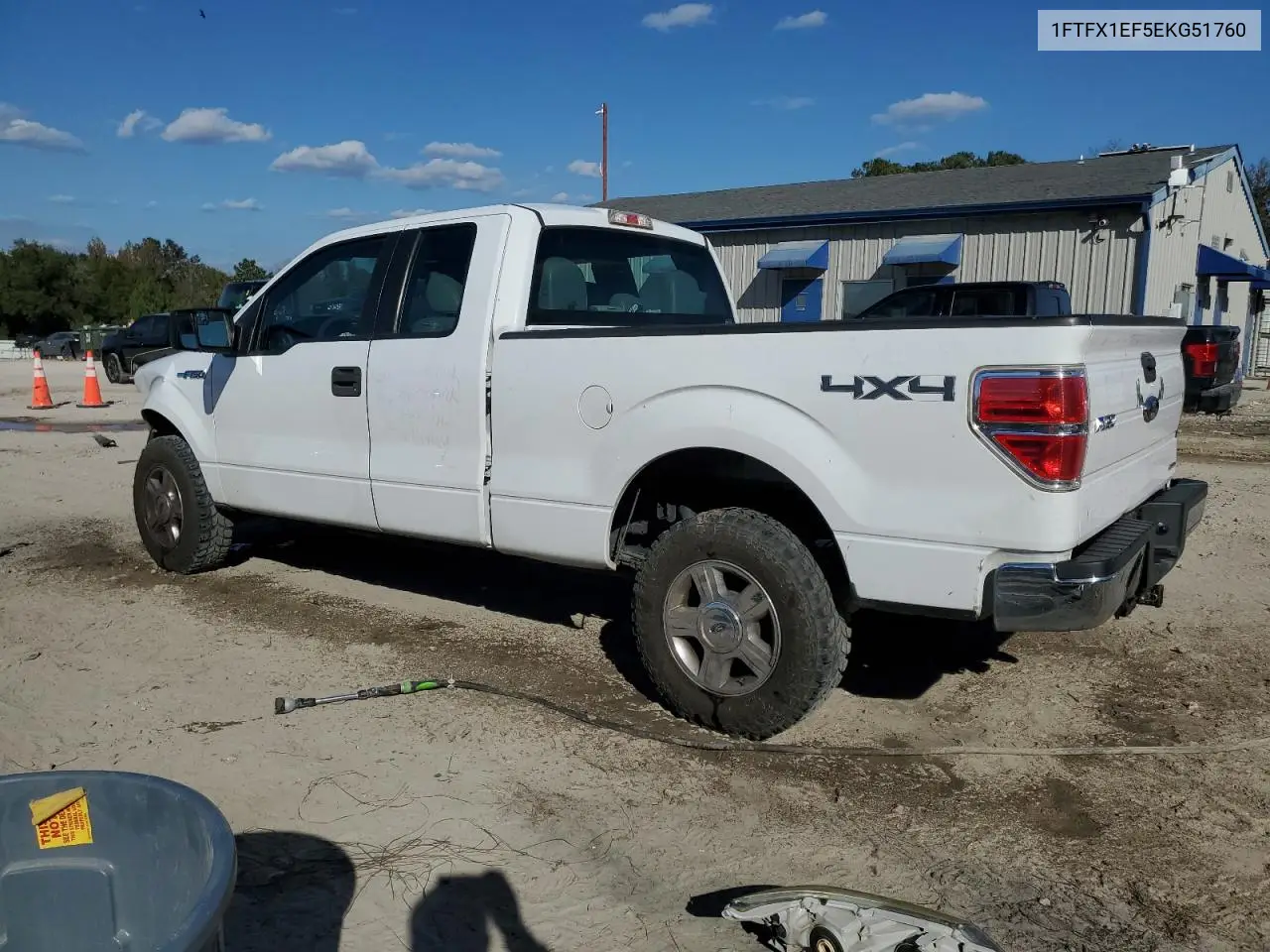 1FTFX1EF5EKG51760 2014 Ford F150 Super Cab
