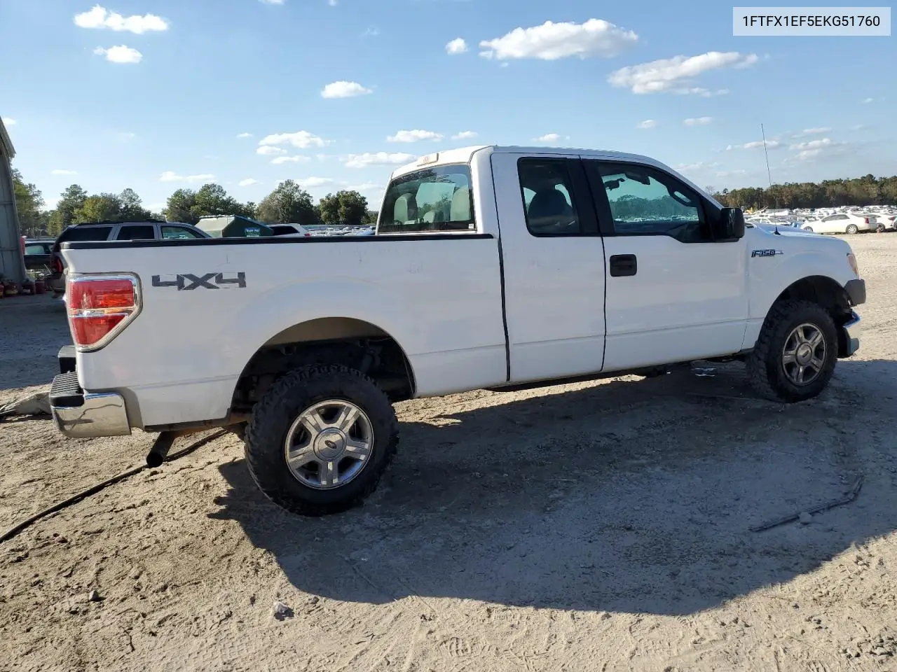 1FTFX1EF5EKG51760 2014 Ford F150 Super Cab