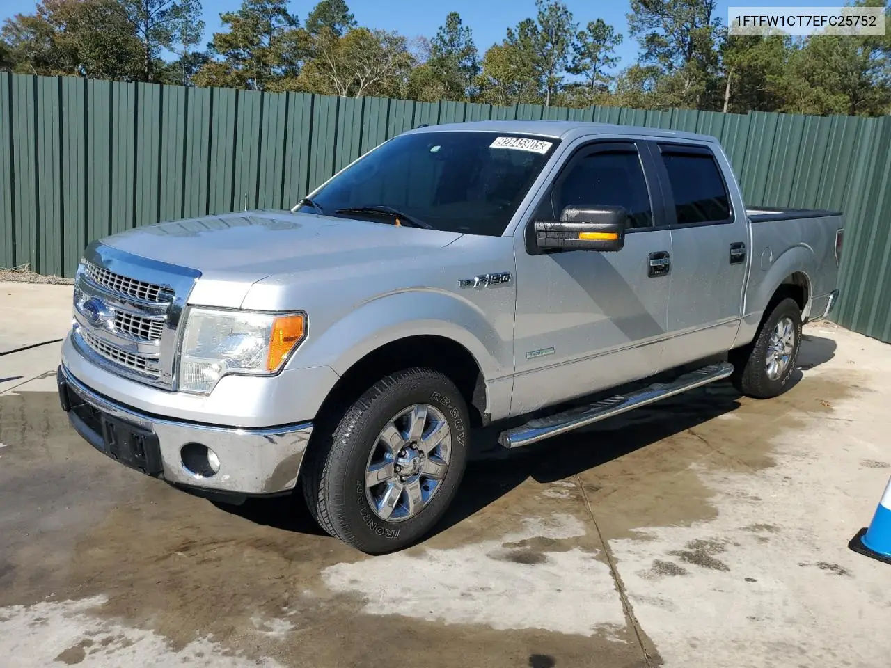 1FTFW1CT7EFC25752 2014 Ford F150 Supercrew