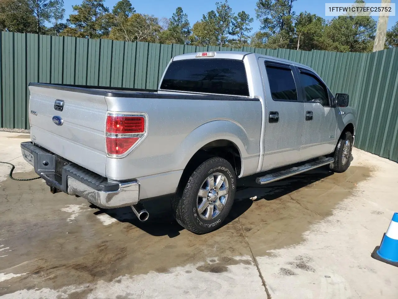 1FTFW1CT7EFC25752 2014 Ford F150 Supercrew